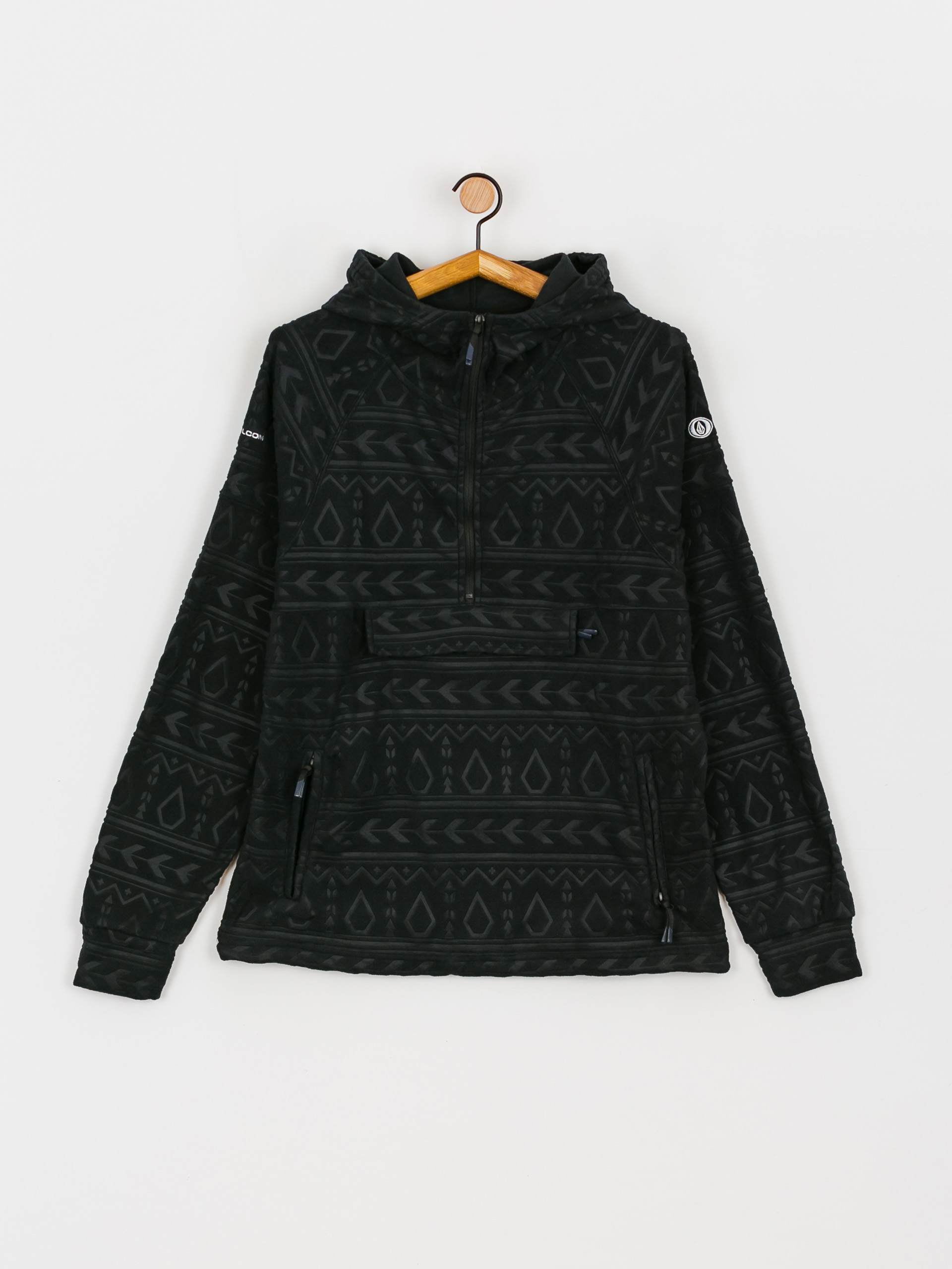 Męska Bluza aktywna Volcom V Science 1/2 Zip HD (black)