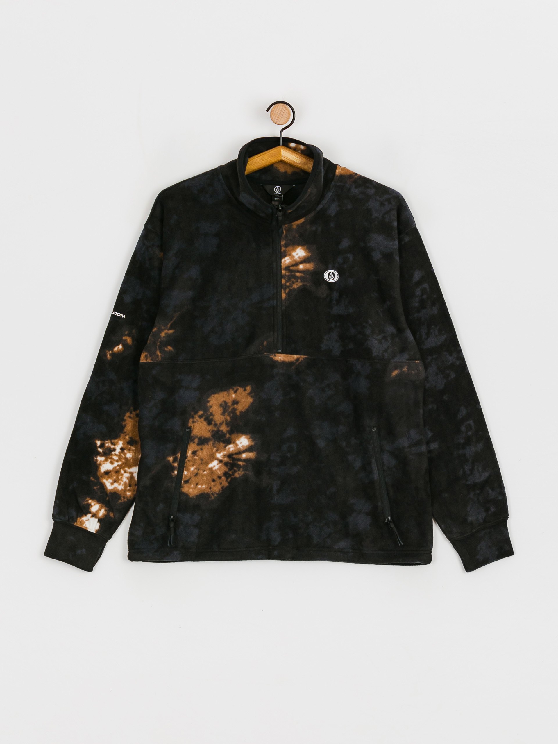 Bluza Volcom V Science 1/2 Zip (bleach black)