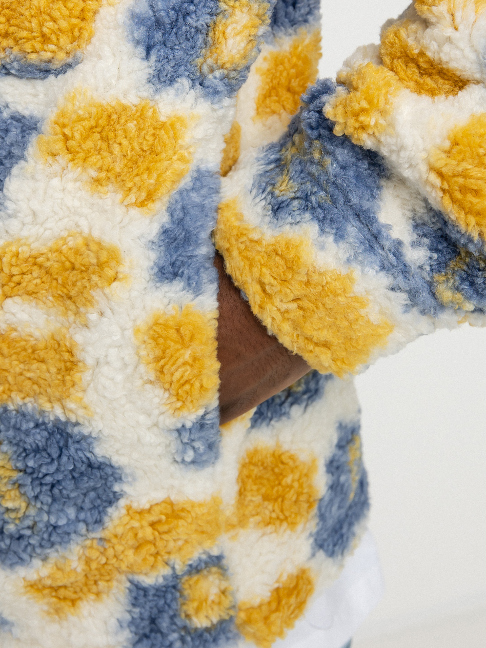 Kurtka OBEY Romie Sherpa (vintage blue multi)