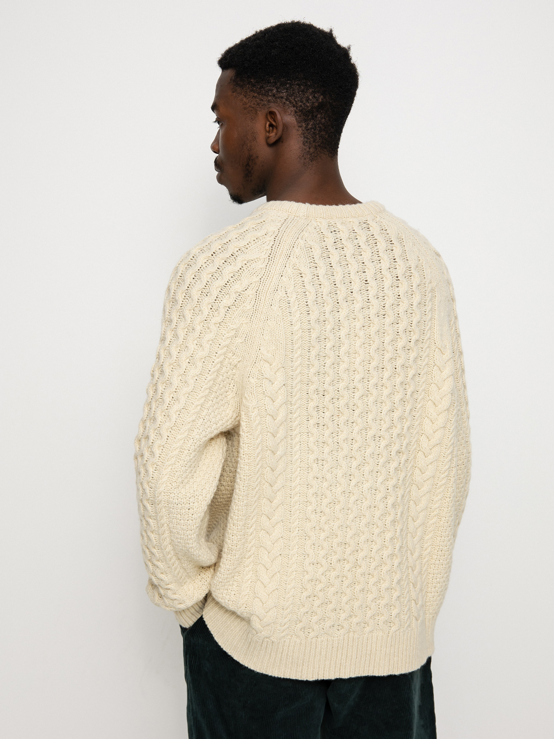 Sweter Patagonia Recycled Wool Cable Knit (natural)