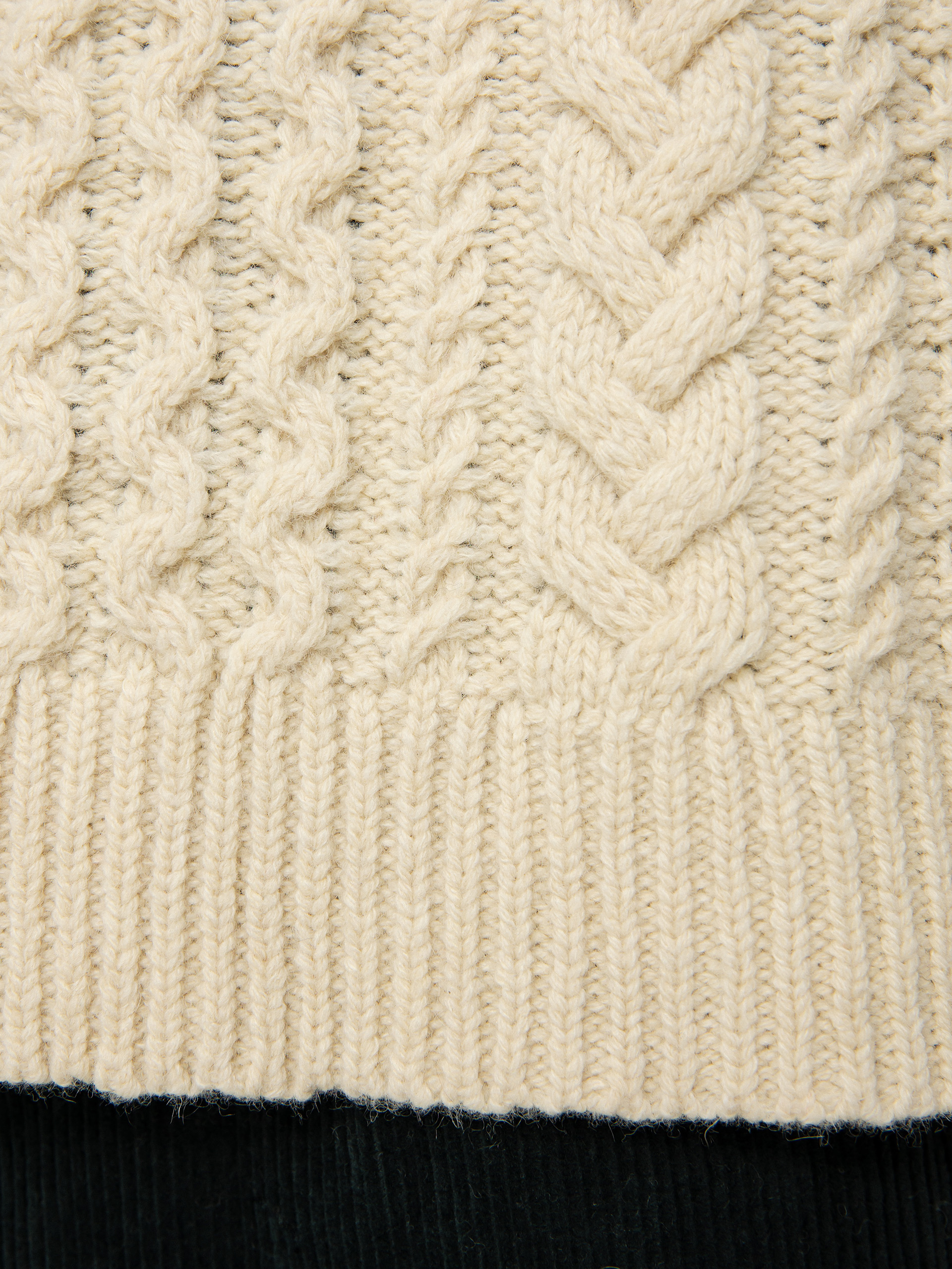 Sweter Patagonia Recycled Wool Cable Knit (natural)