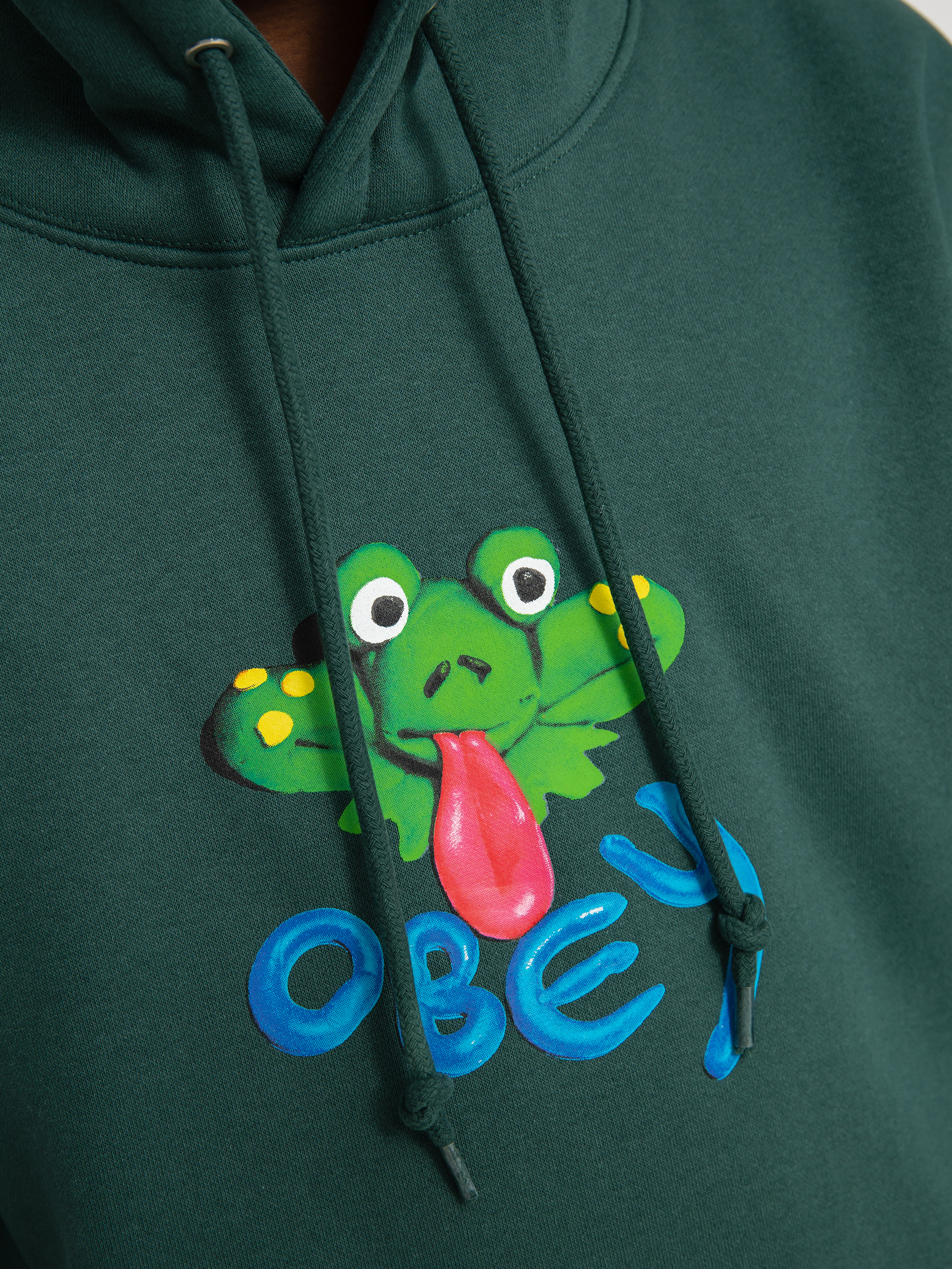 Bluza OBEY Obey Clay Frog (dark cedar)