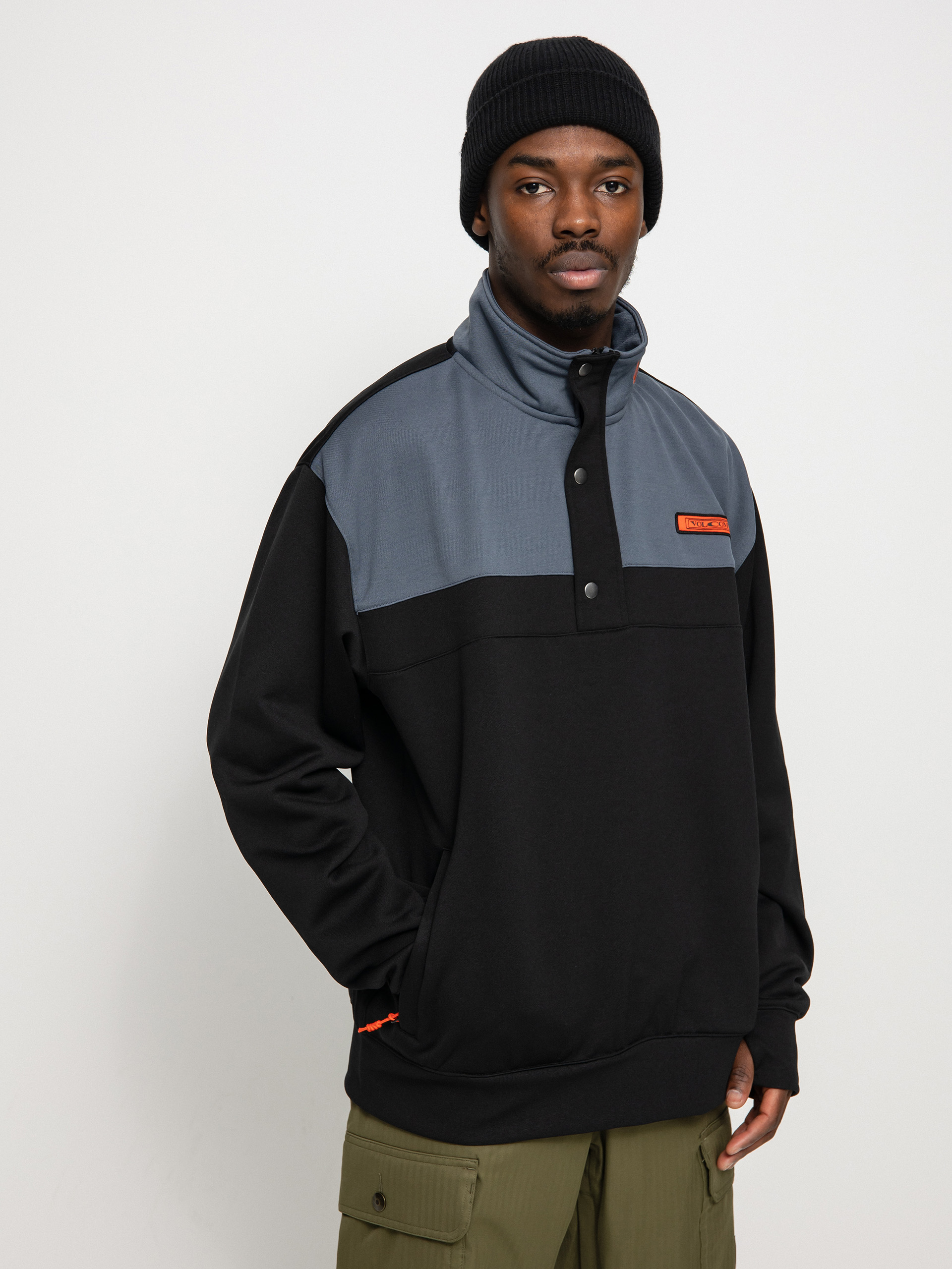 Męska Bluza aktywna Volcom She Crew (black)