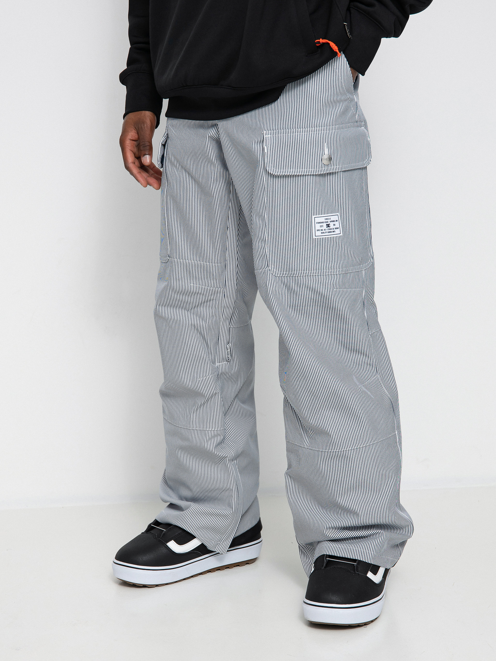 Męskie Spodnie snowboardowe DC Code (hickory stripe)