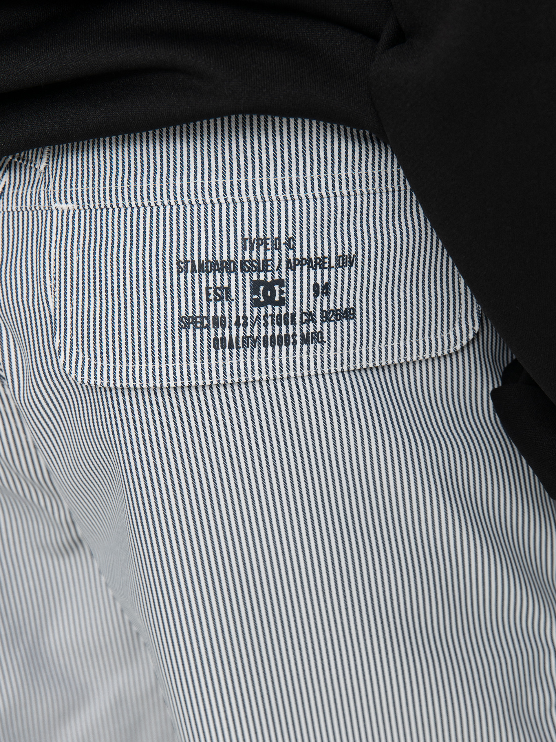 Męskie Spodnie snowboardowe DC Code (hickory stripe)