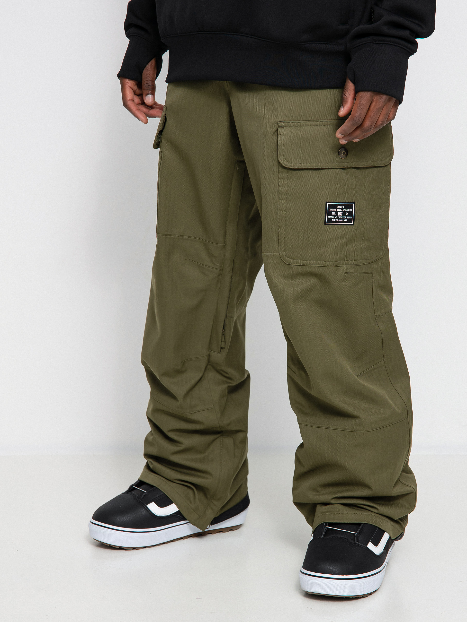 Męskie Spodnie snowboardowe DC Code (ivy green)