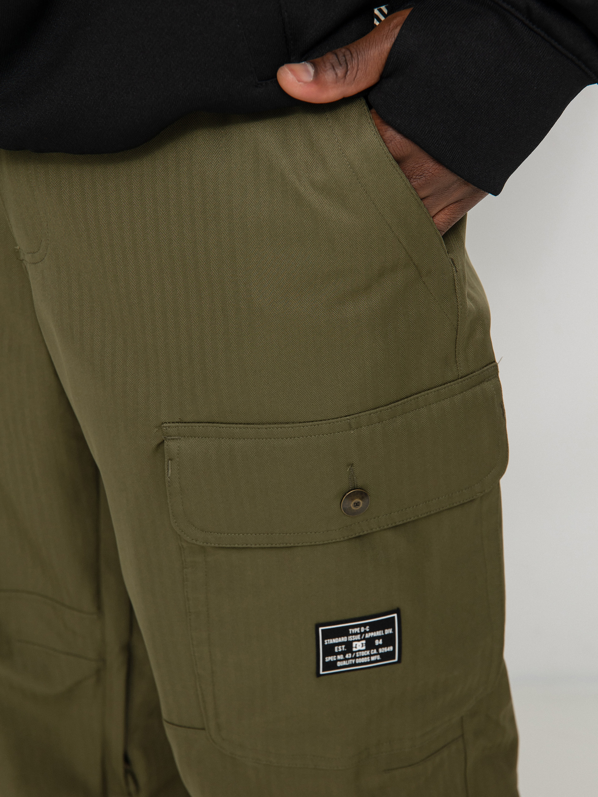 Męskie Spodnie snowboardowe DC Code (ivy green)