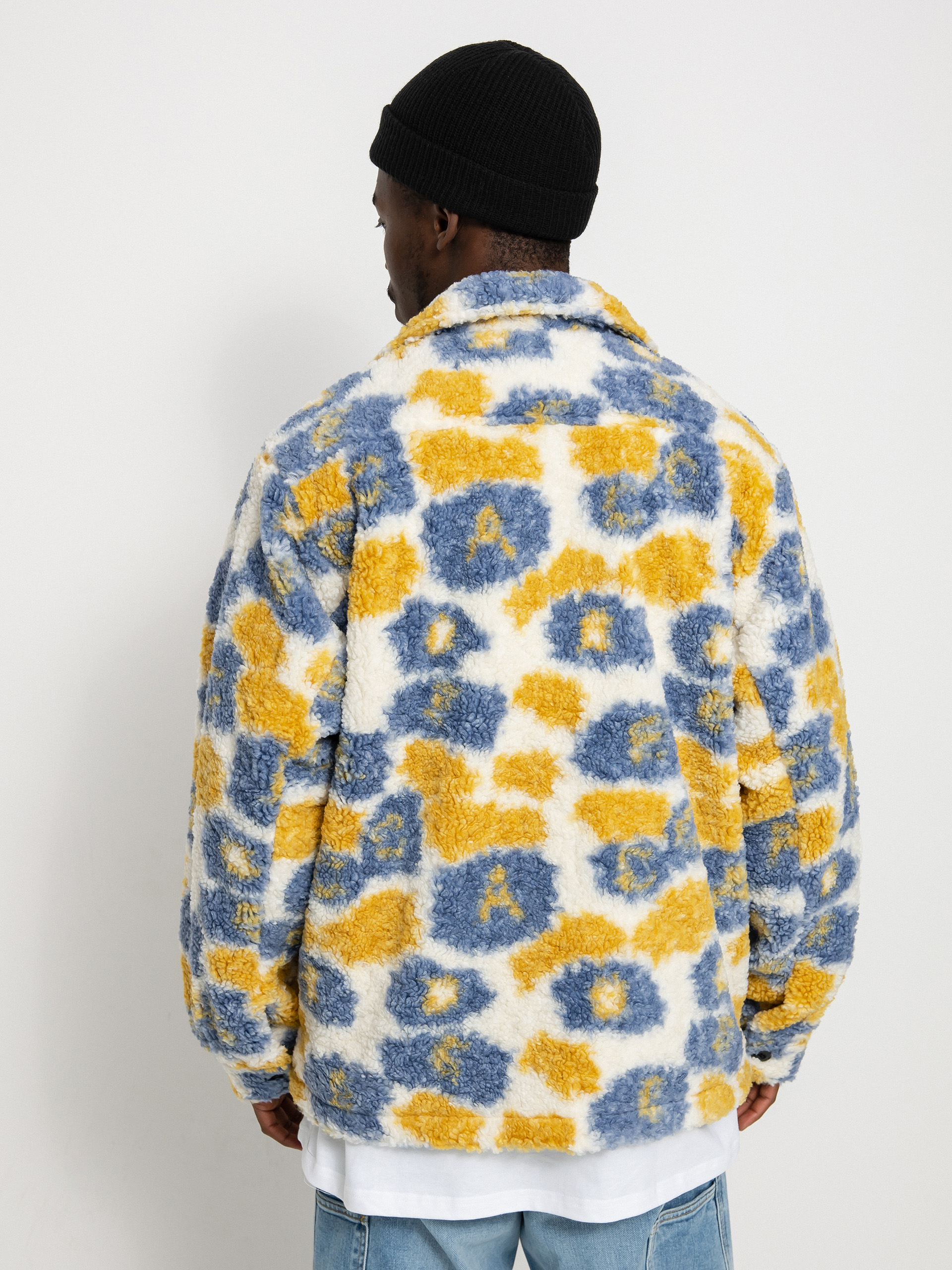 Kurtka OBEY Romie Sherpa (vintage blue multi)