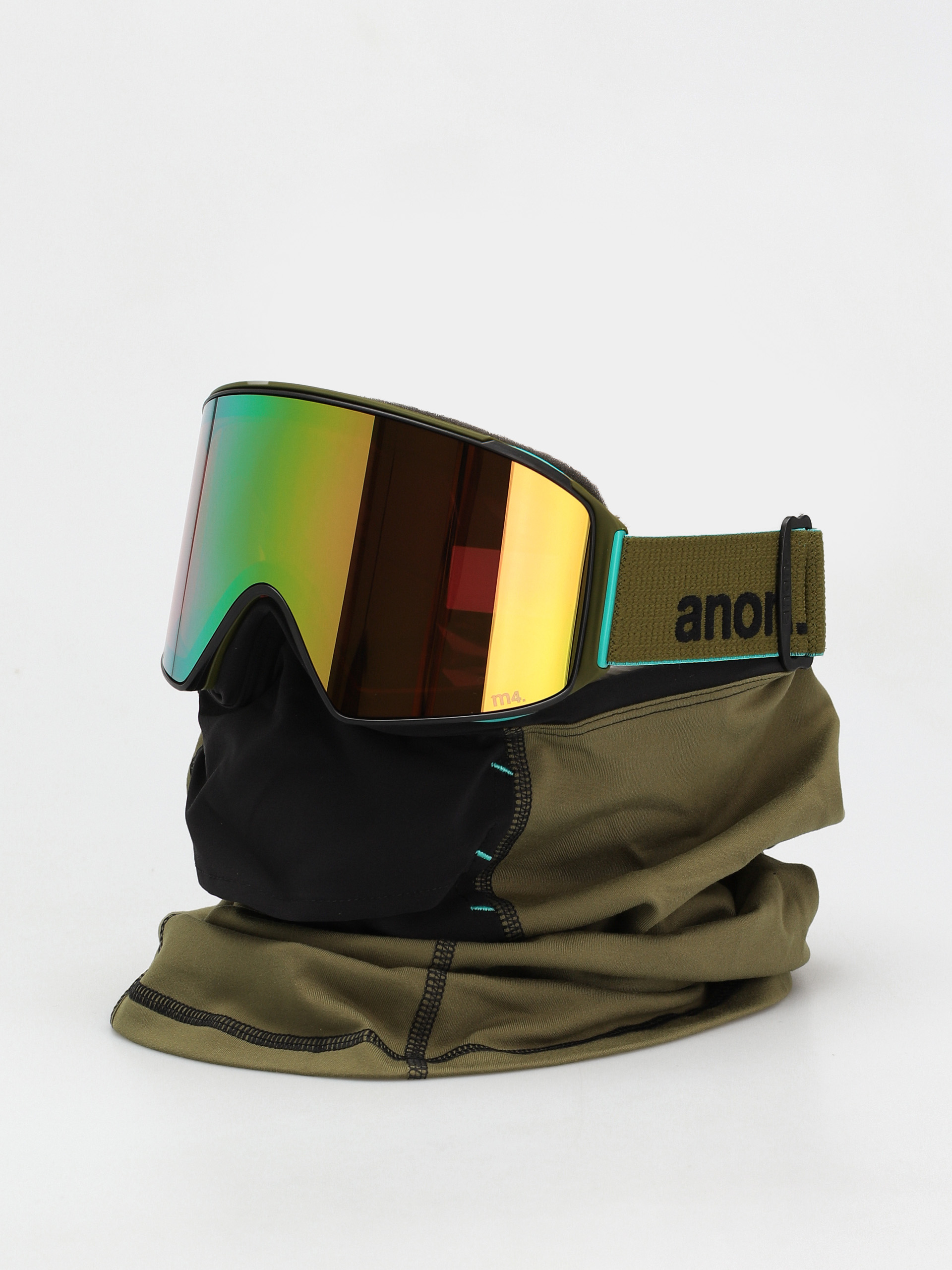 Gogle Anon M4 Cylindrical Mfi (green/perceive variable green/perceive cloudy pink)