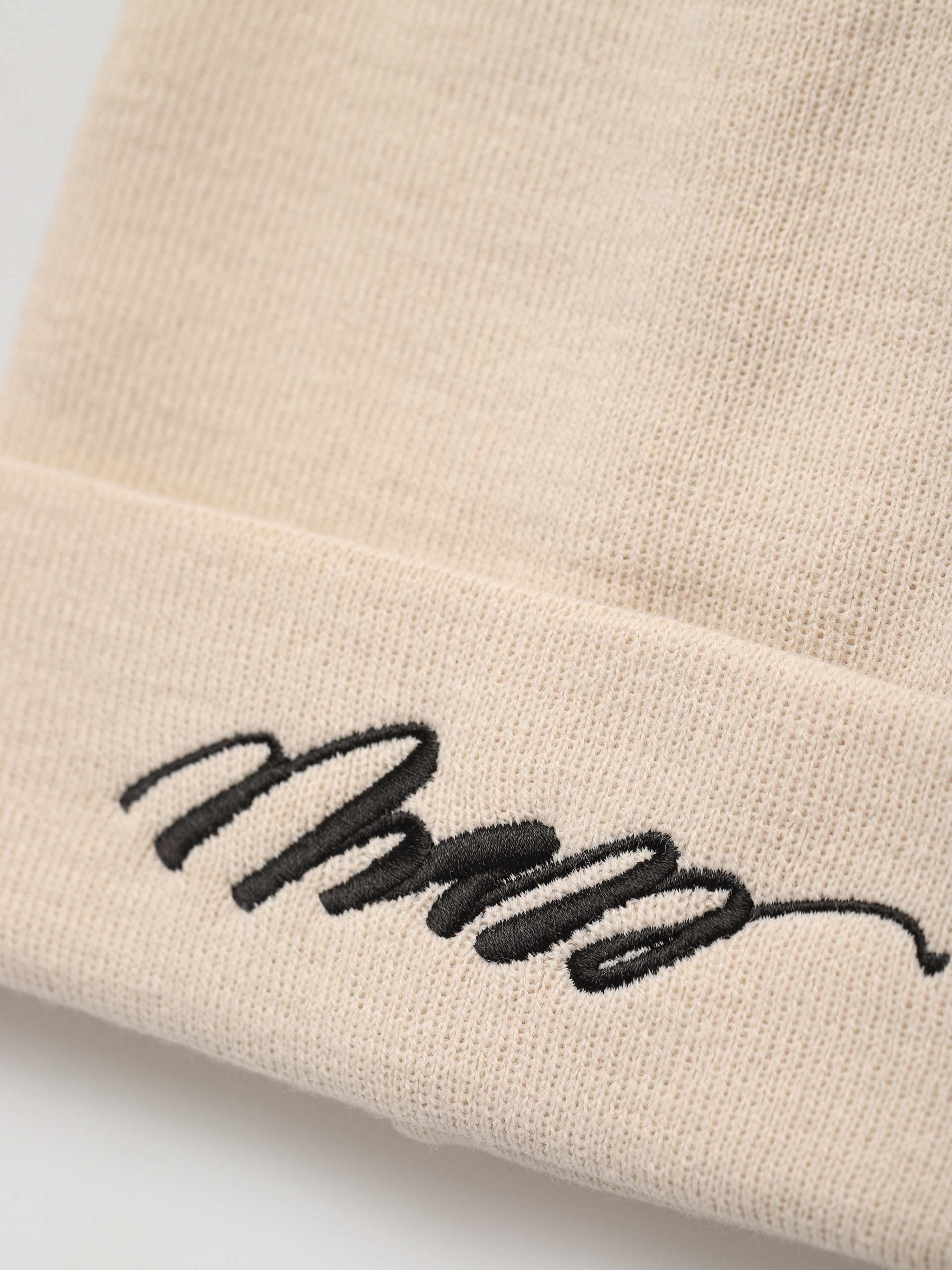 Czapka zimowa MassDnm Say My Name (off white)