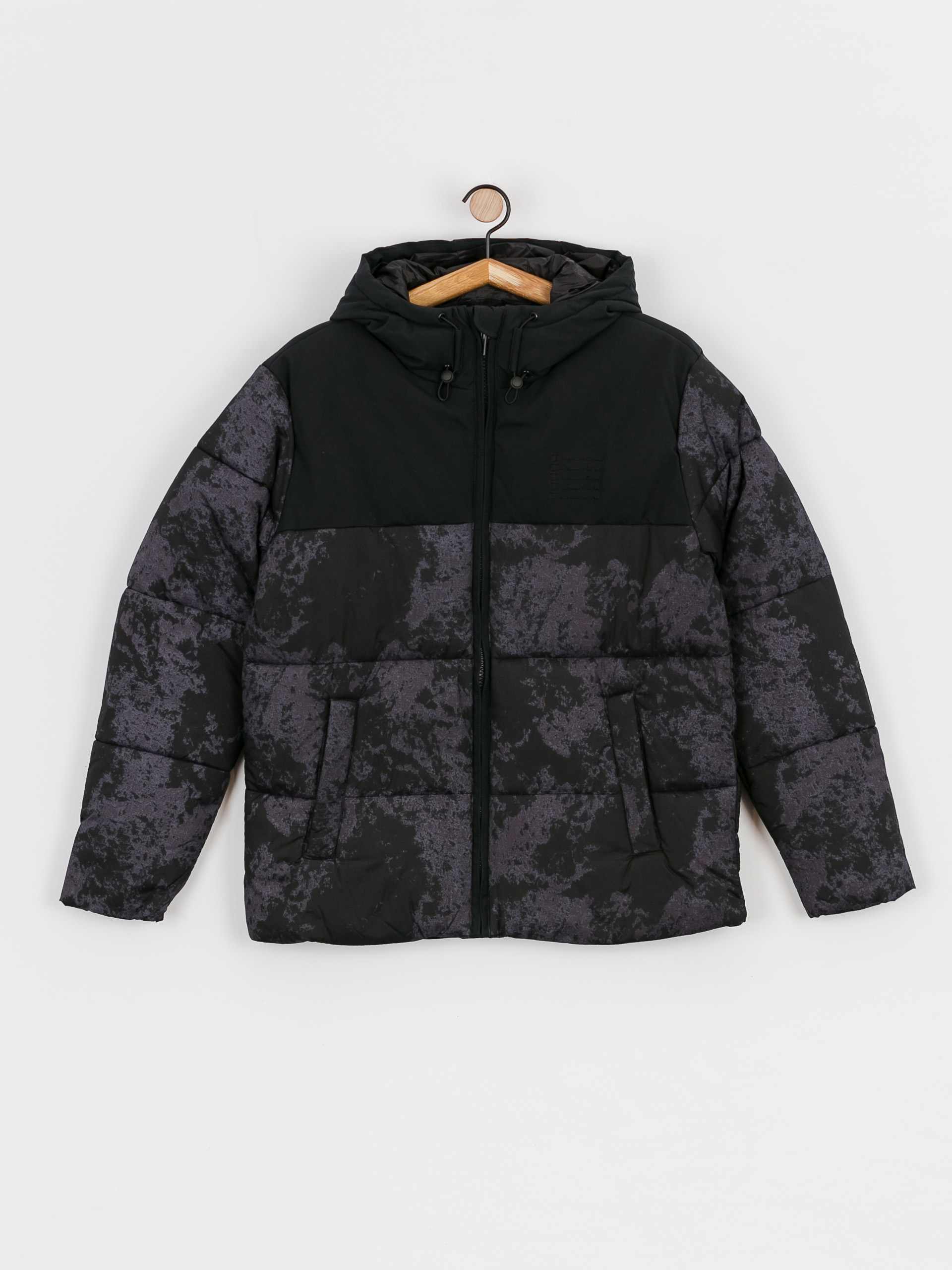 Kurtka Champion Hooded Jacket 218087 (nbk/allover/nbk)