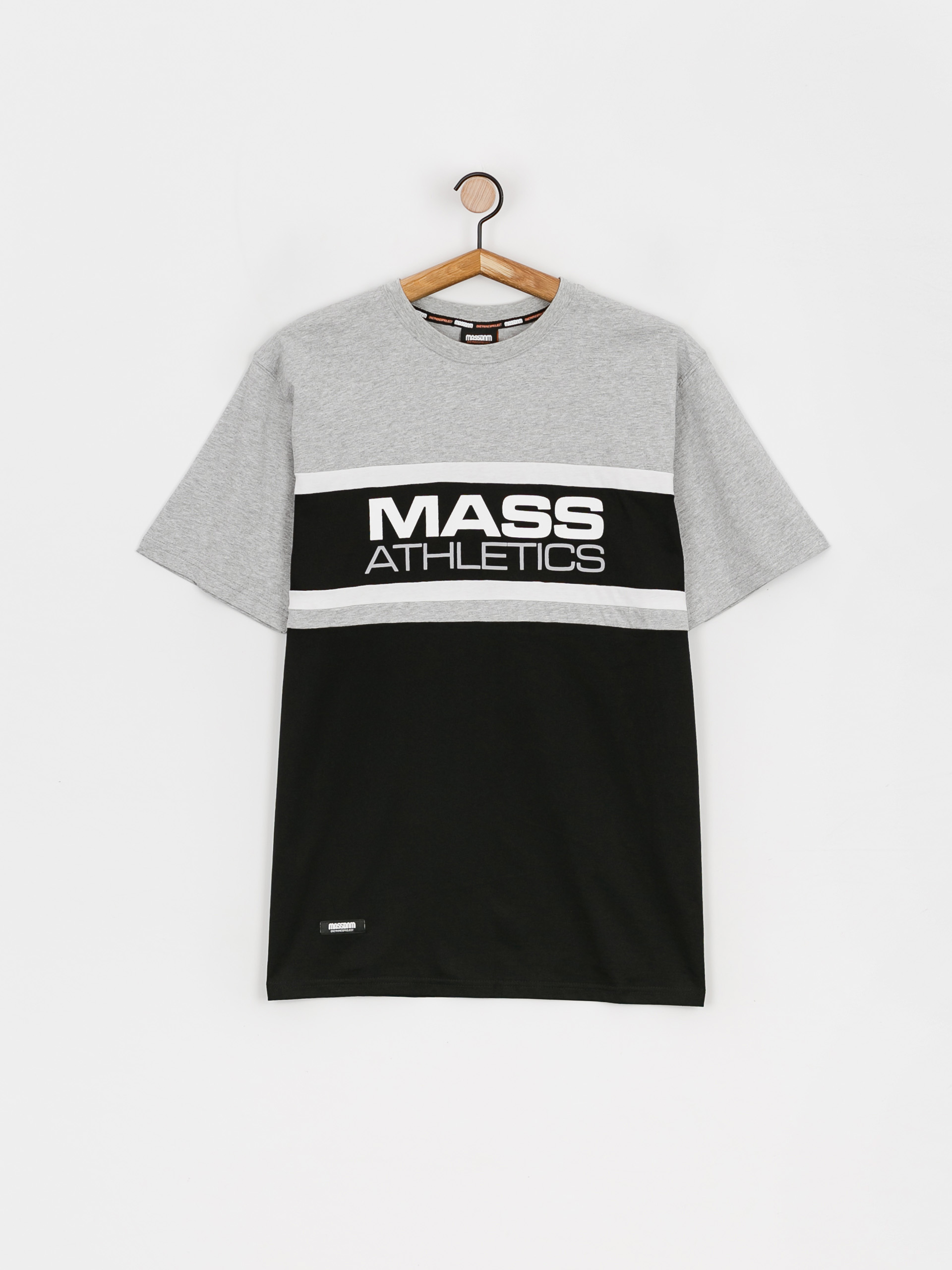 T-shirt MassDnm Cut (heather grey/black)