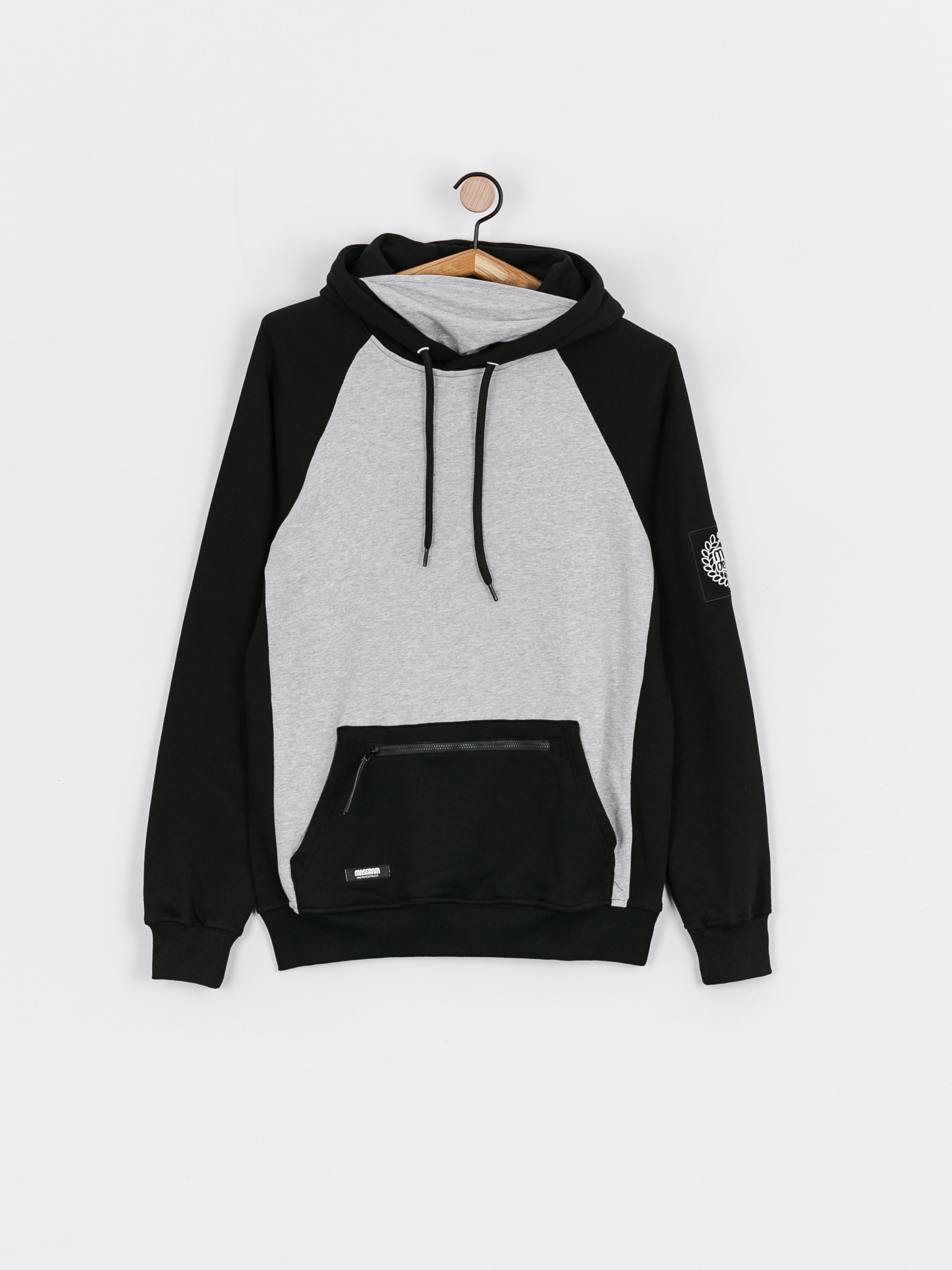 Bluza z kapturem MassDnm Berg HD (black/heather gray)
