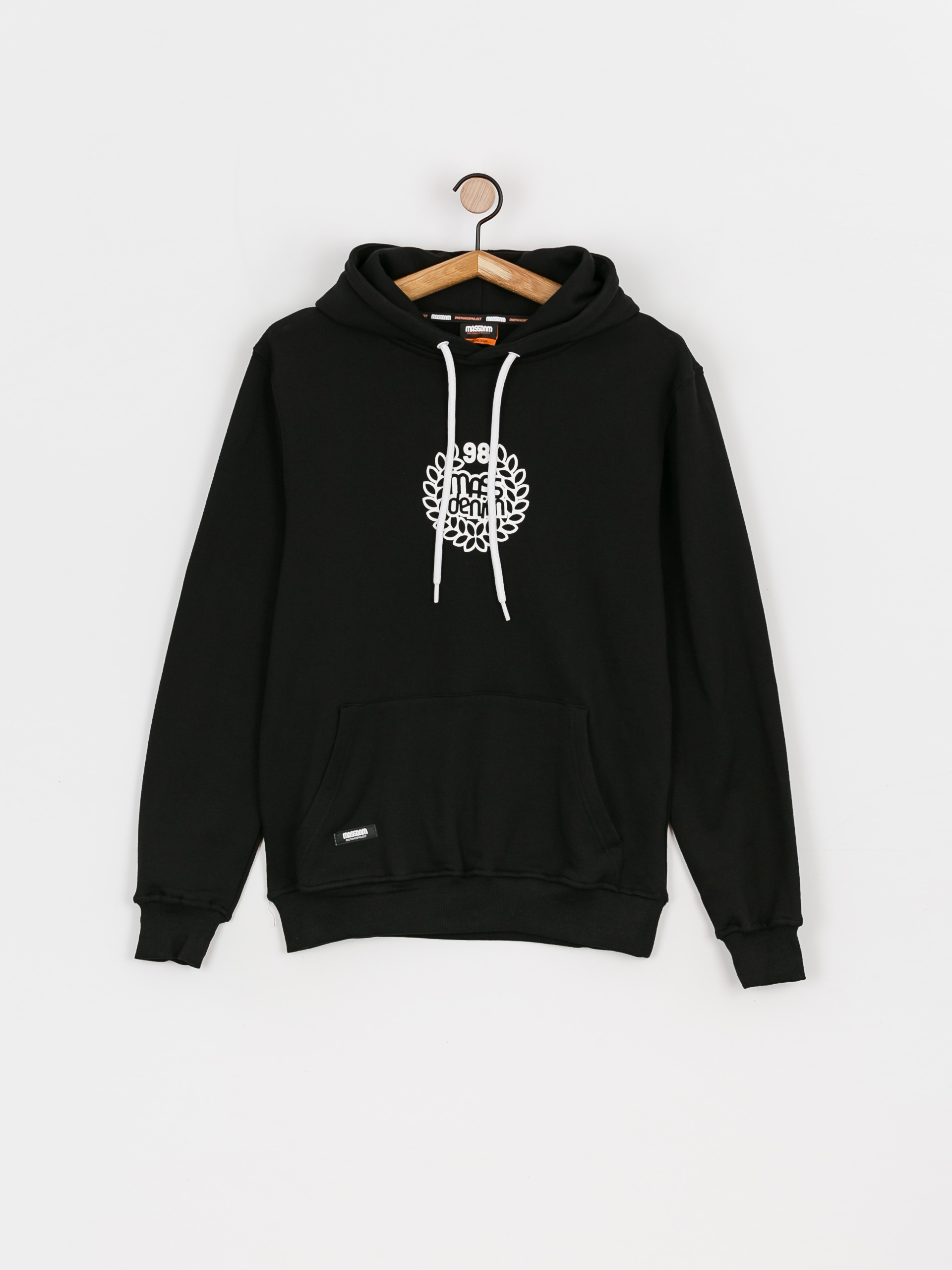 Bluza z kapturem MassDnm Base Medium Logo HD (black)