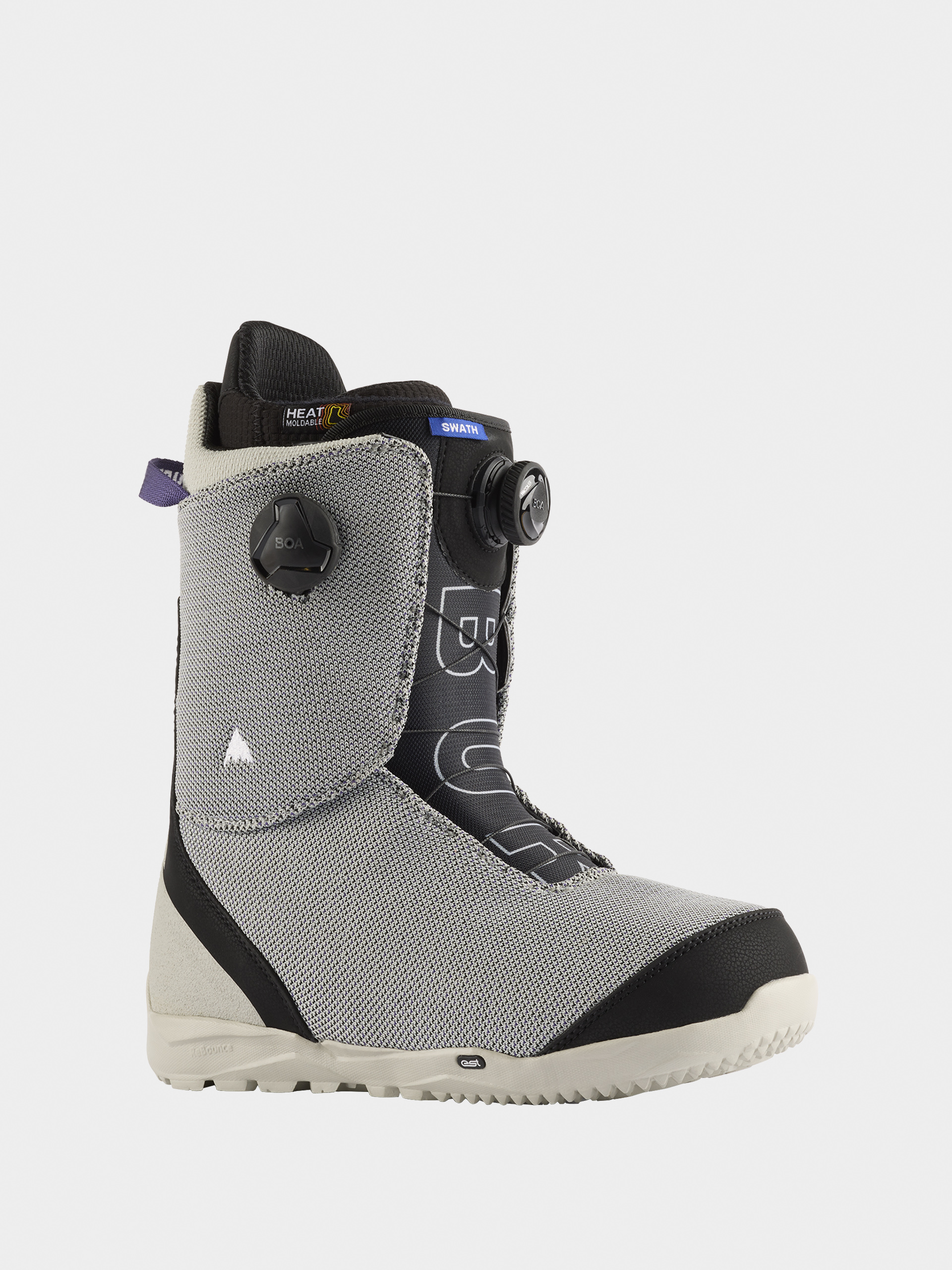 Męskie Buty snowboardowe Burton Swath Boa (gray/multi)