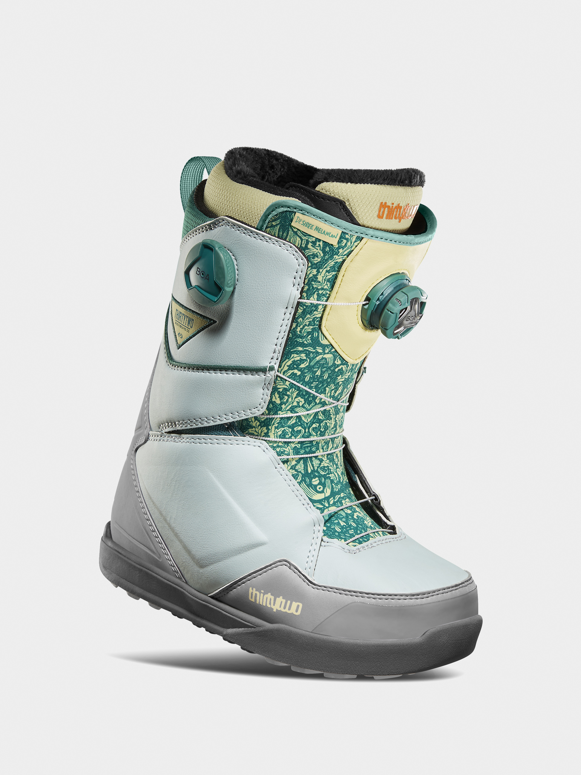 Damskie Buty snowboardowe ThirtyTwo Lashed Double Boa Melancon (grey/green)