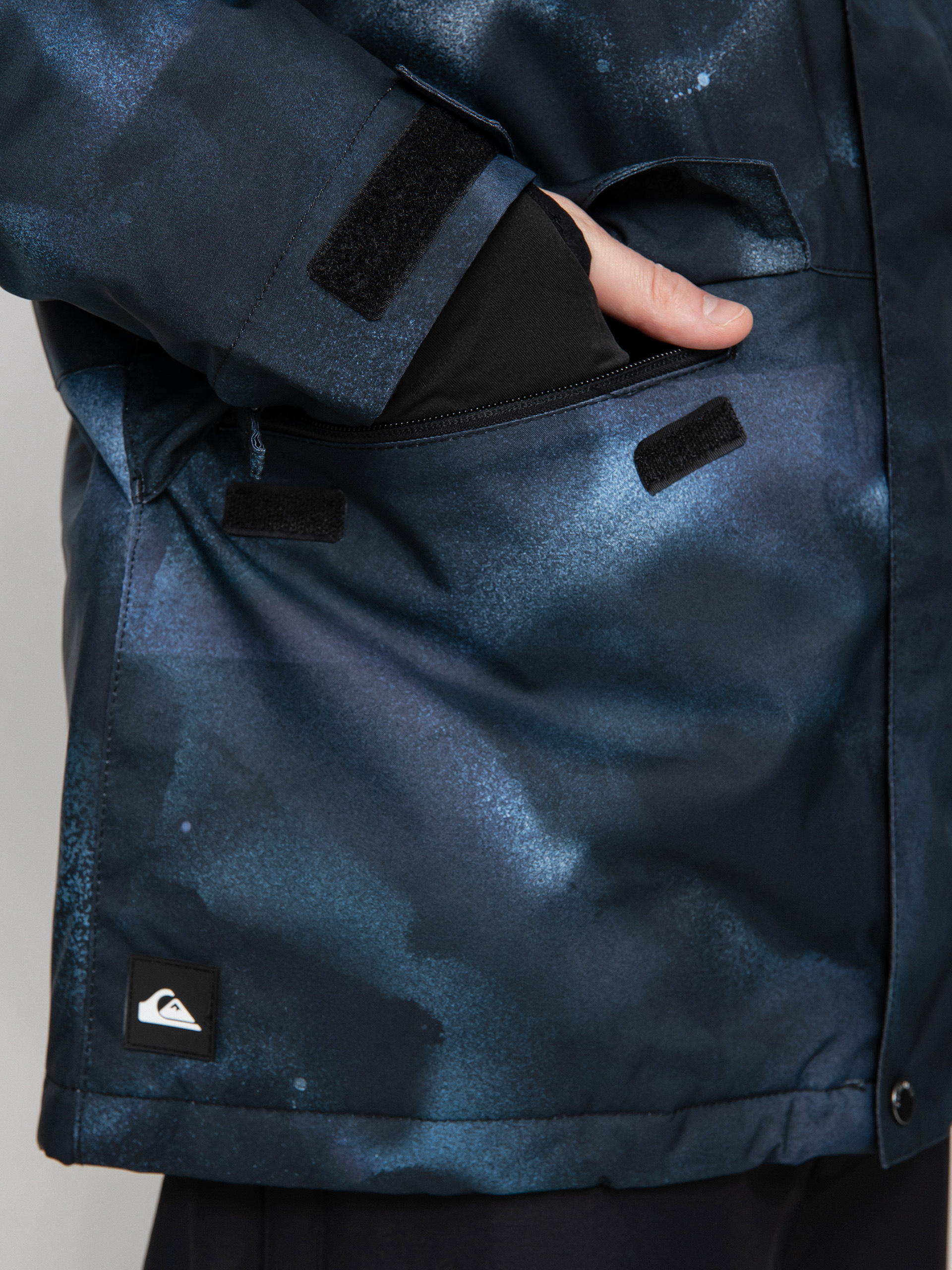 Męska Kurtka snowboardowa Quiksilver Mission Printed (insignia blue fragment)