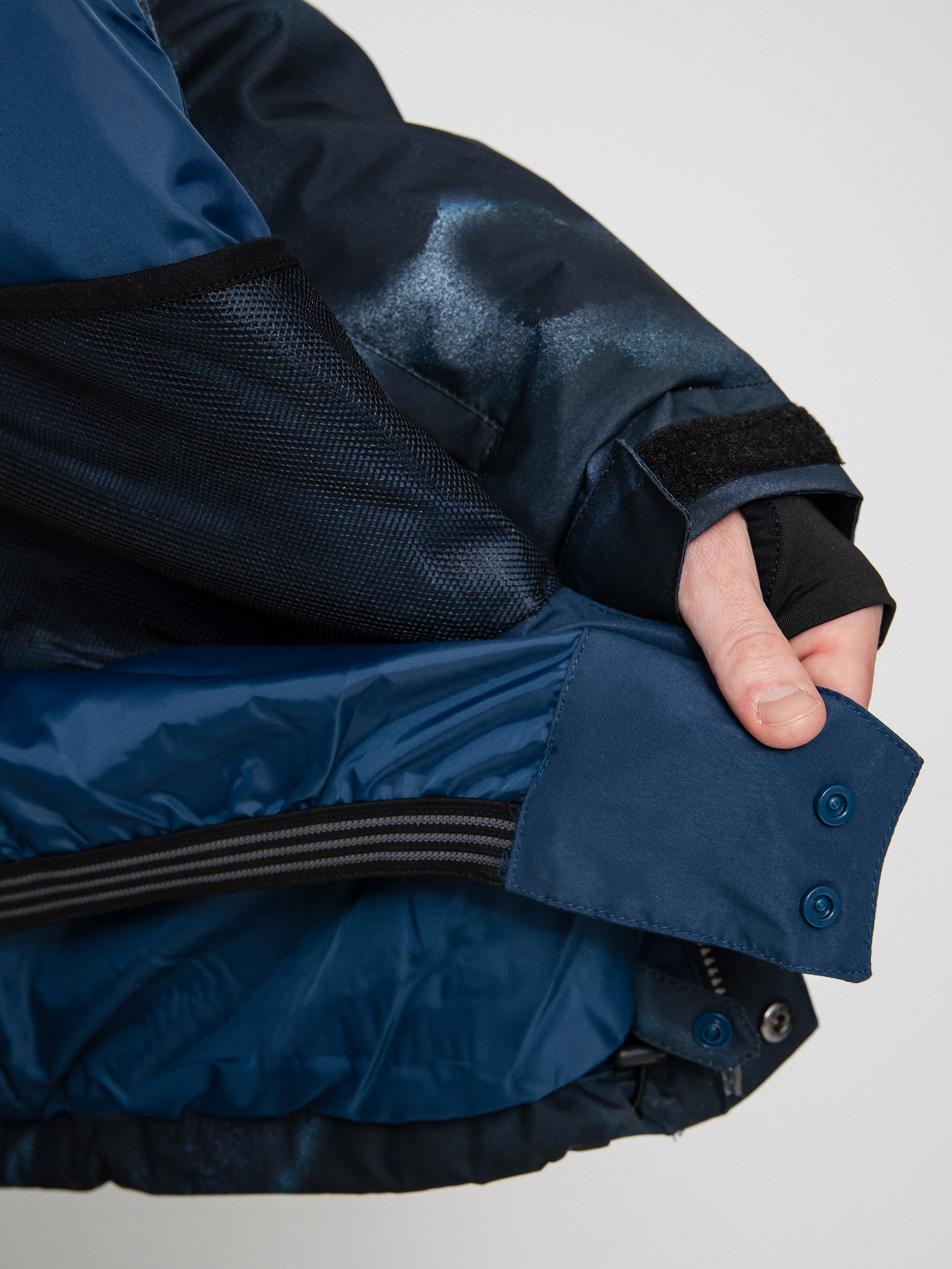 Męska Kurtka snowboardowa Quiksilver Mission Printed (insignia blue fragment)