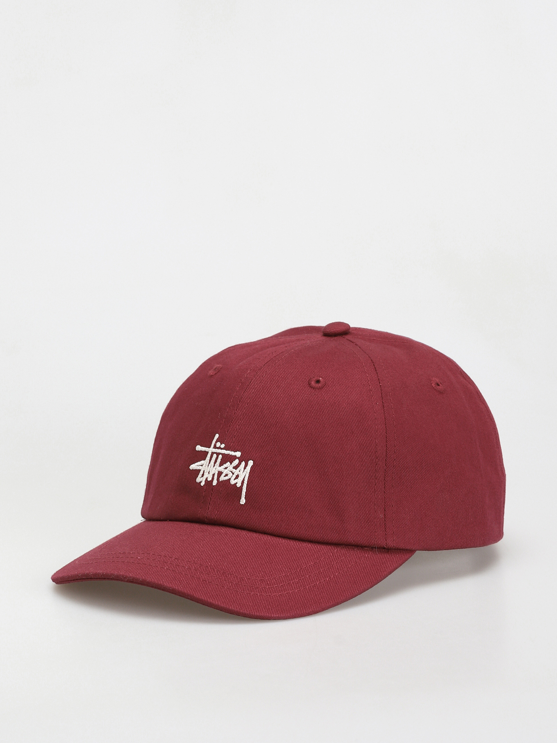 Czapka z daszkiem Stussy Basic Stock Low Pro (burgundy)