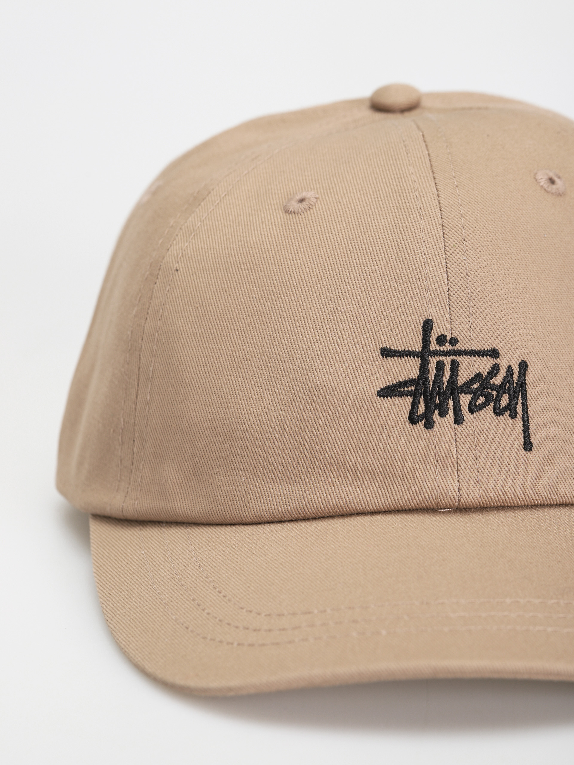 Czapka z daszkiem Stussy Basic Stock Low Pro (dark khaki)