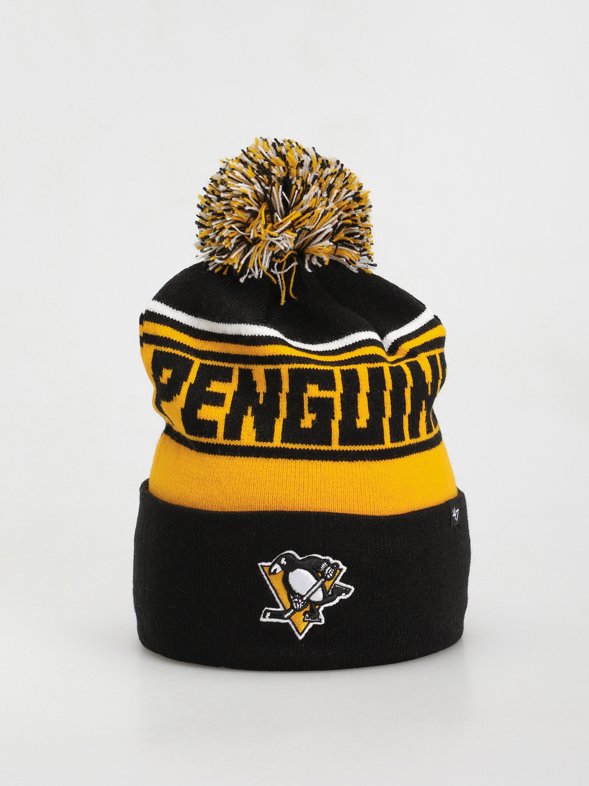 Czapka zimowa 47 Brand NHL Pittsburgh Penguins Stylus (black)