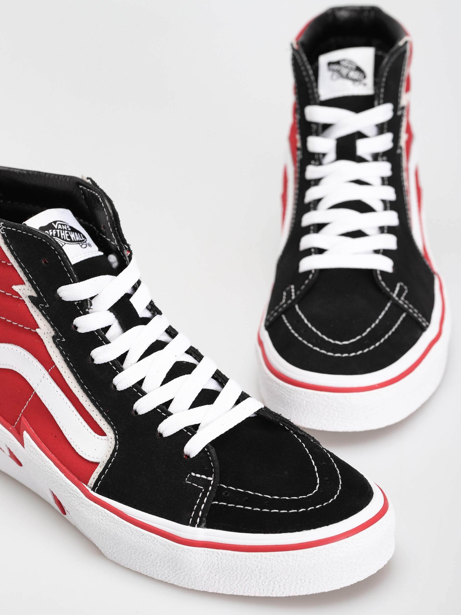 Buty Vans Sk8 Hi Bolt (black/red)