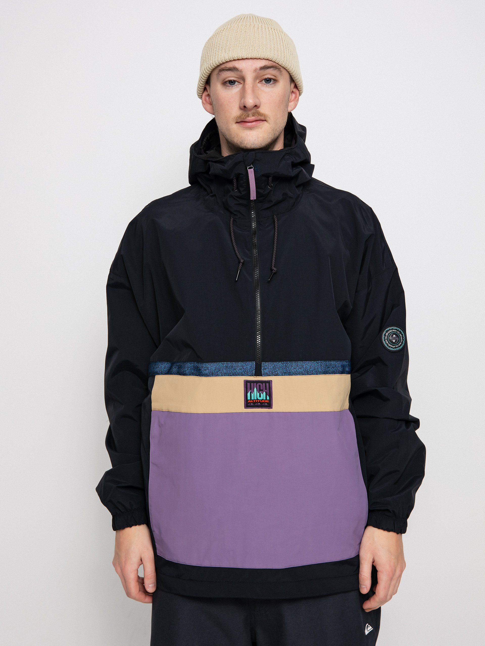 Męska Kurtka snowboardowa Quiksilver Steeze (true black)