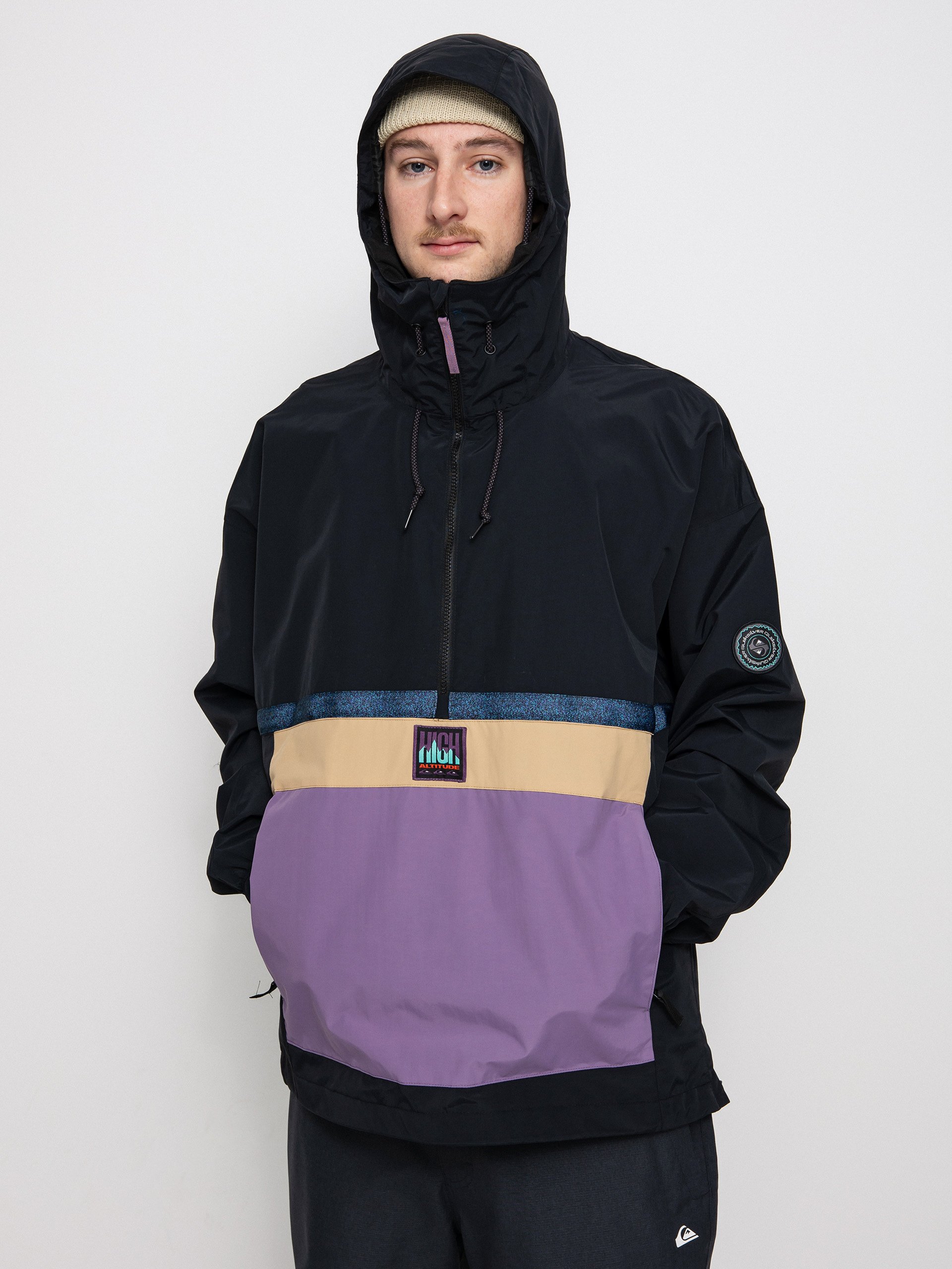 Męska Kurtka snowboardowa Quiksilver Steeze (true black)