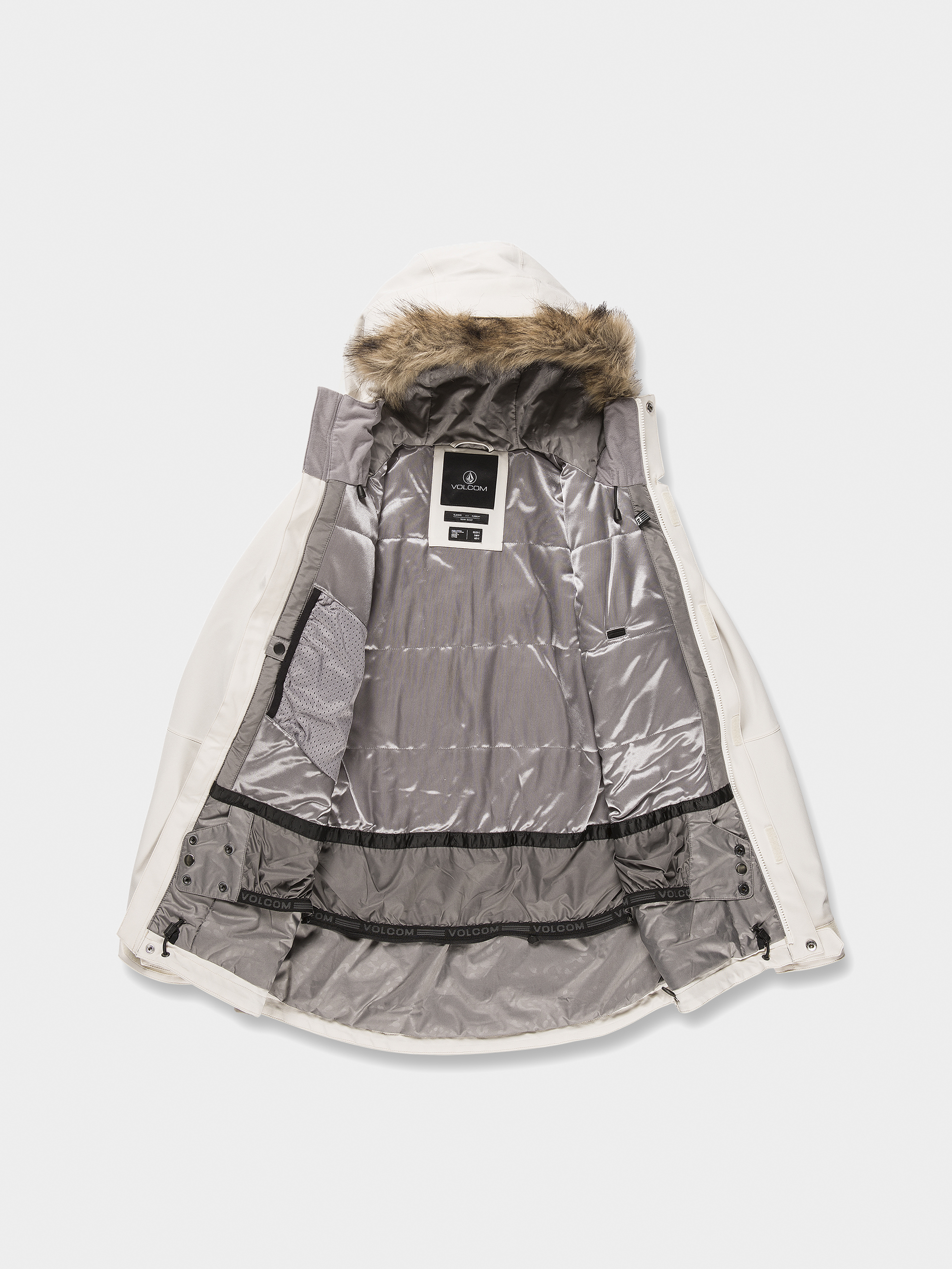 Damska Kurtka snowboardowa Volcom Shadow Ins (off white)