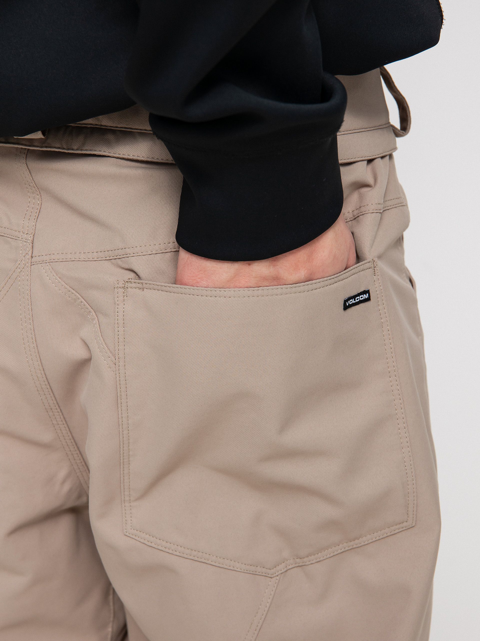 Męskie Spodnie snowboardowe Volcom 5 Pocket (dark khaki)