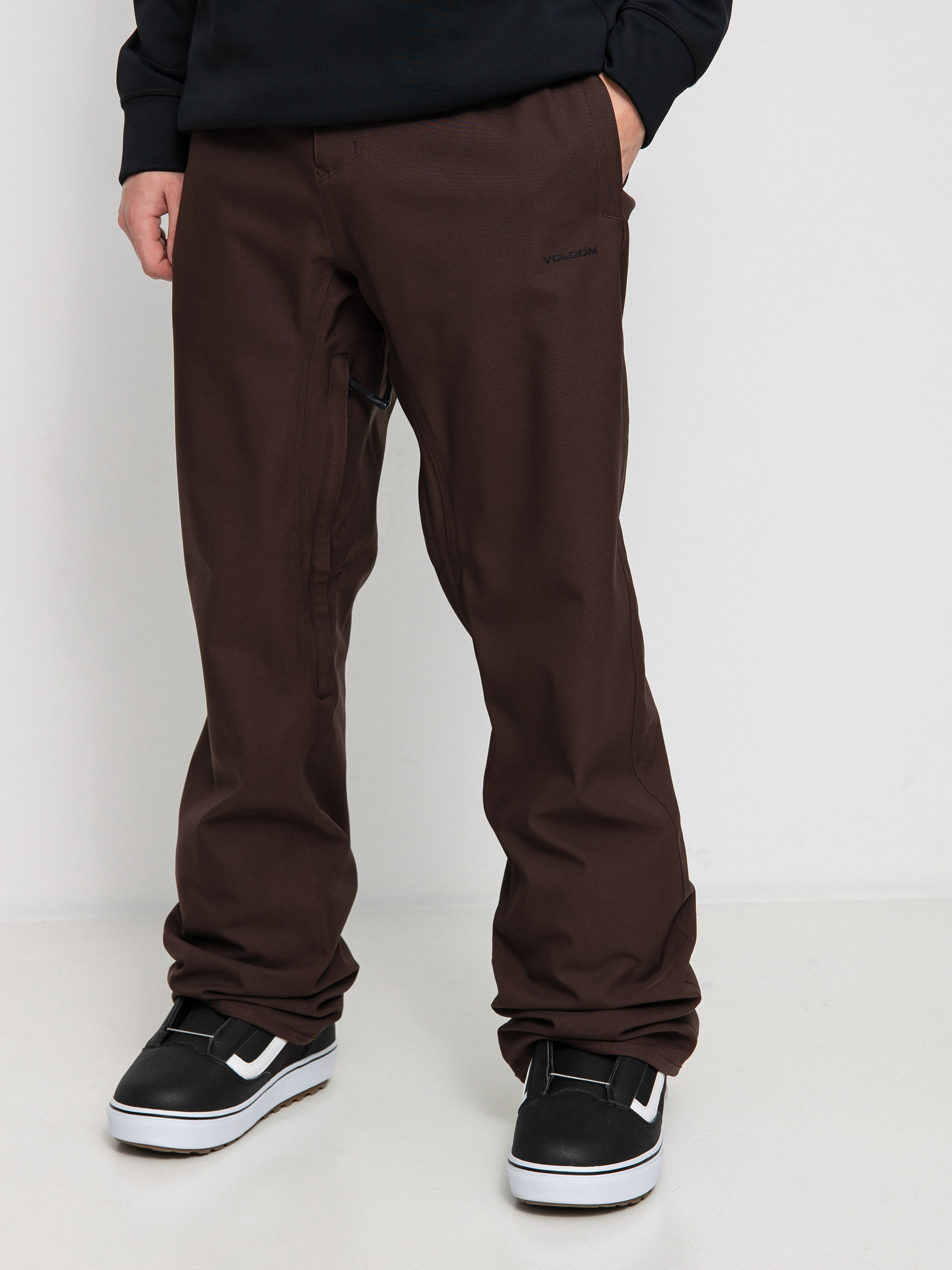 Męskie Spodnie snowboardowe Volcom Freakin Snow Chino (brown)