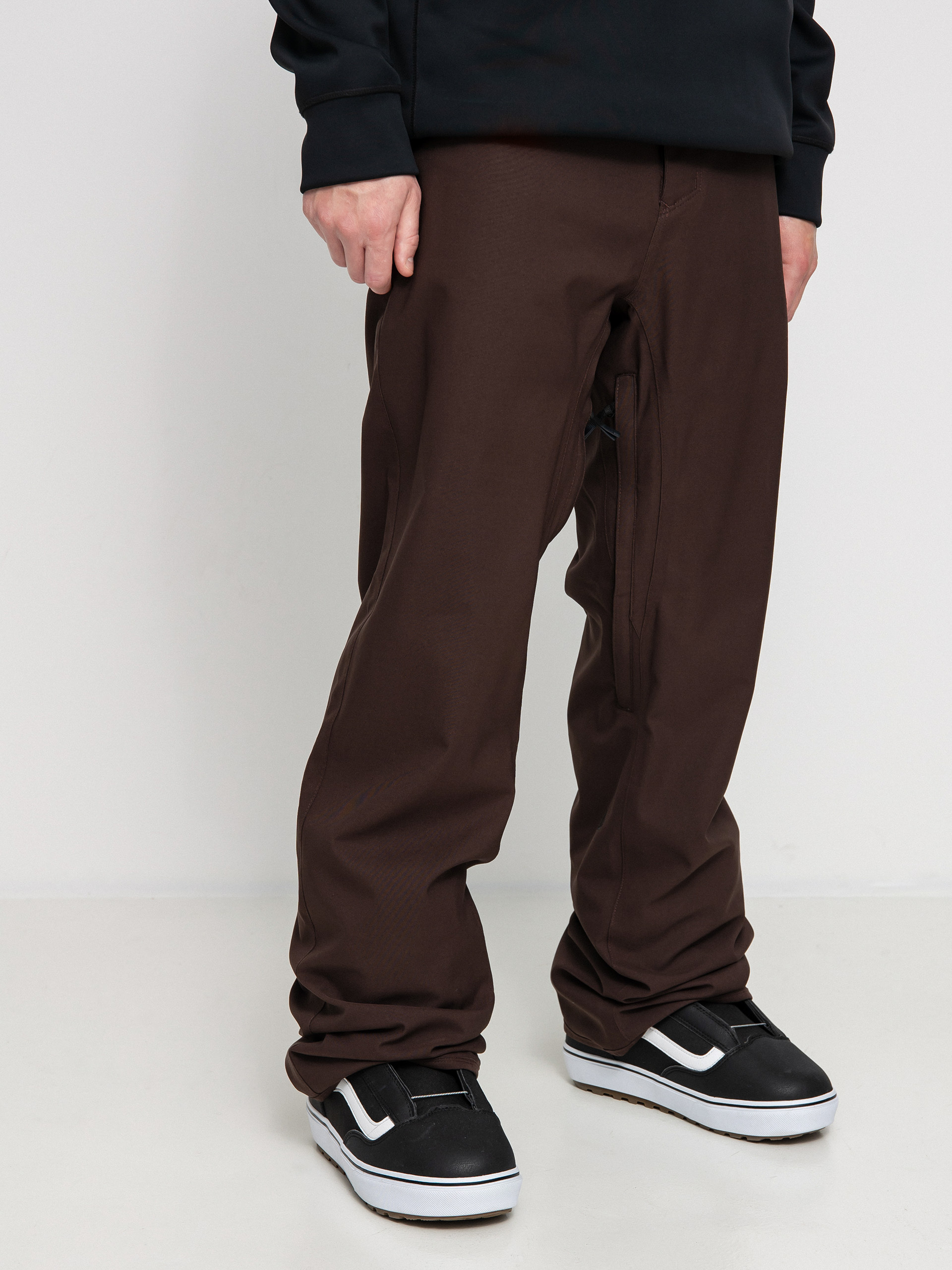 Męskie Spodnie snowboardowe Volcom Freakin Snow Chino (brown)