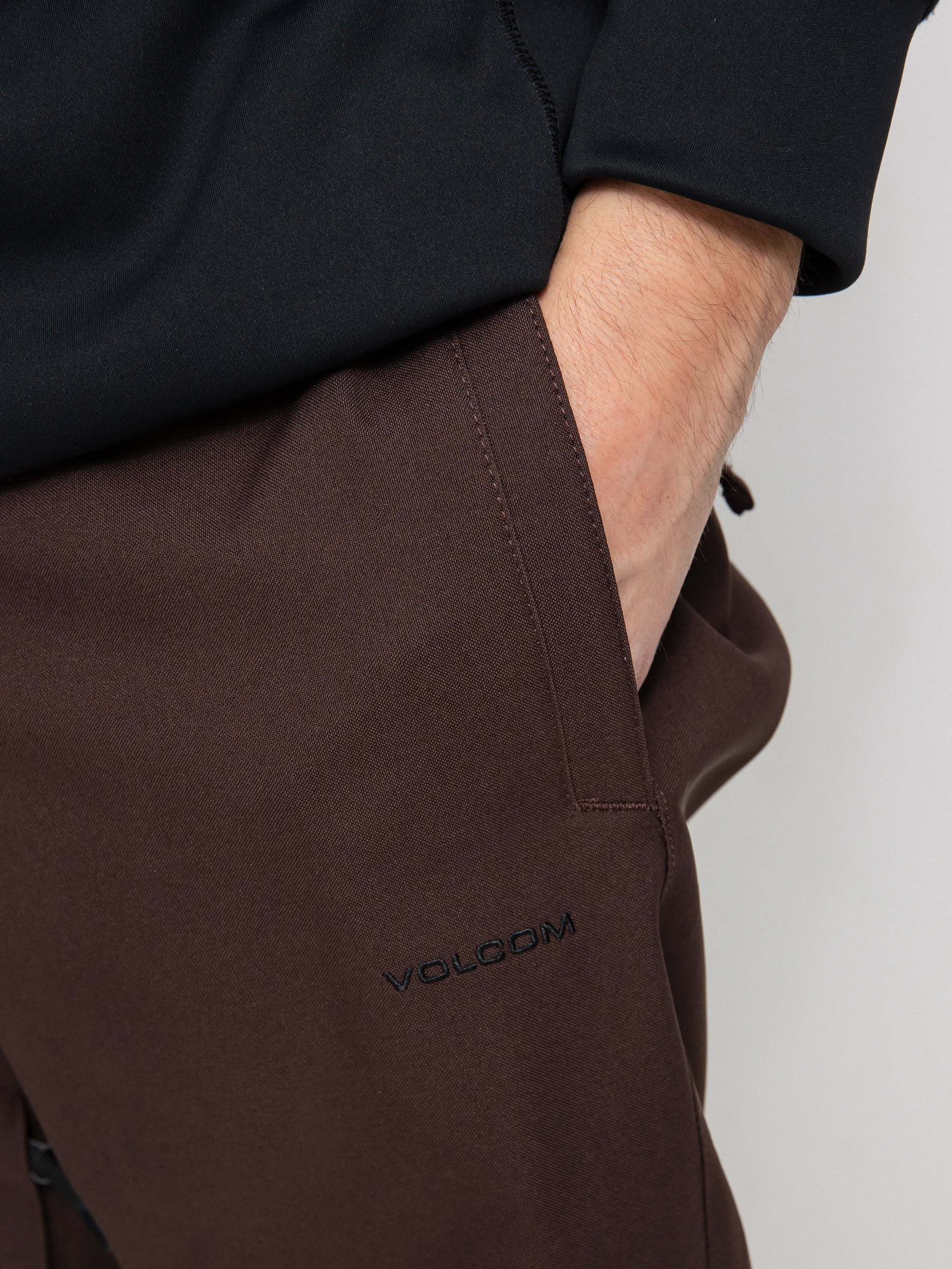 Męskie Spodnie snowboardowe Volcom Freakin Snow Chino (brown)