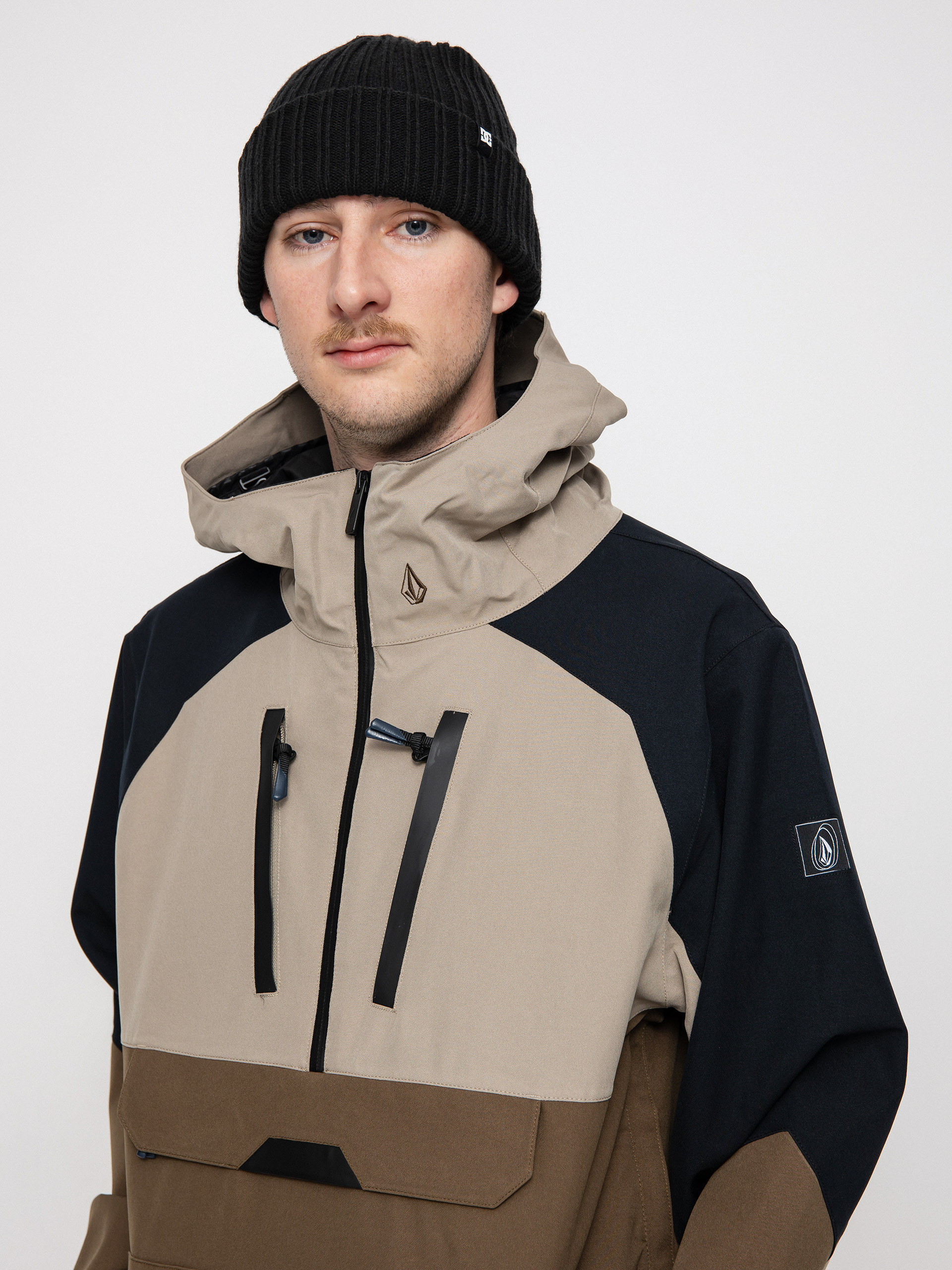 Męska Kurtka snowboardowa Volcom Brighton Pullover (dark khaki)