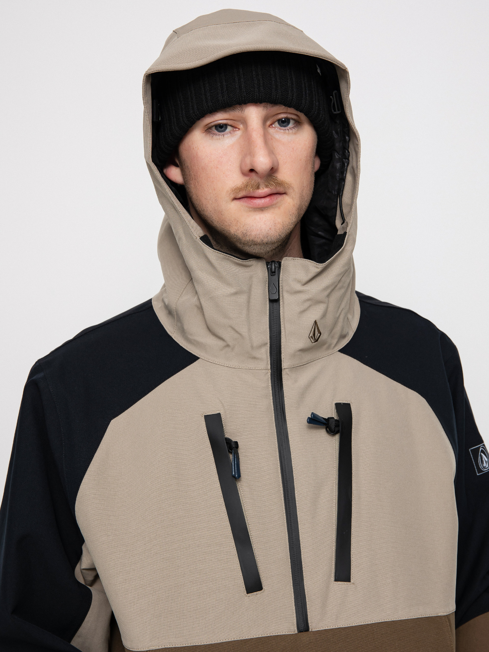 Męska Kurtka snowboardowa Volcom Brighton Pullover (dark khaki)