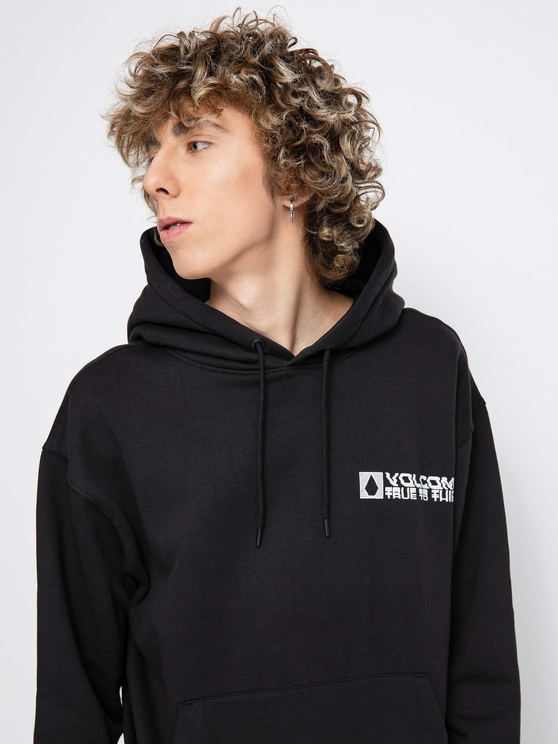 Bluza z kapturem Volcom Strikehood HD (black)