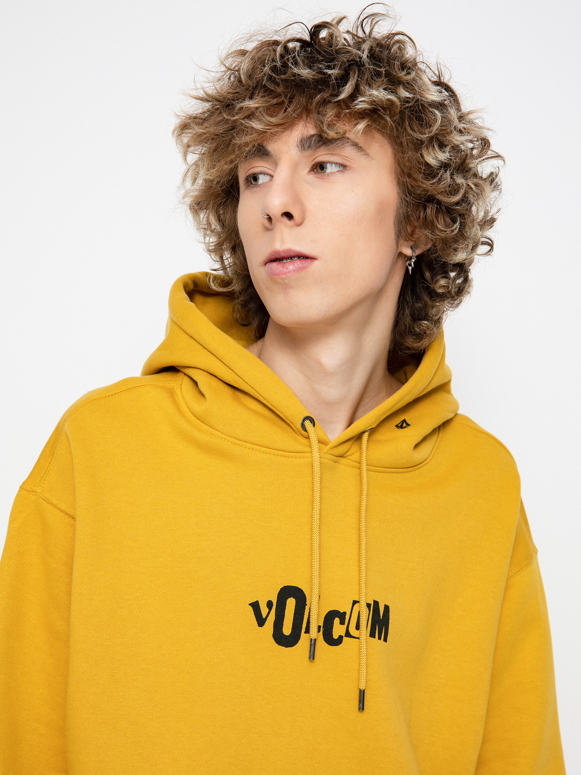 Bluza z kapturem Volcom Strikehood HD (honey gold)