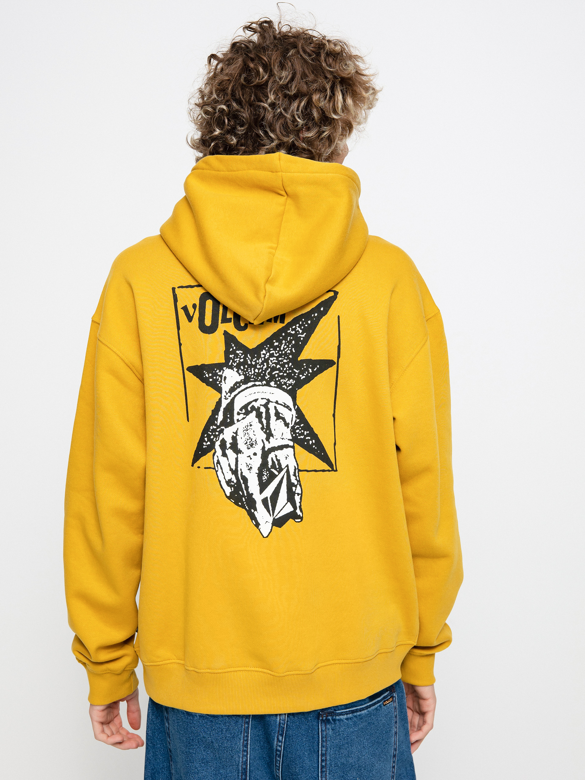 Bluza z kapturem Volcom Strikehood HD (honey gold)