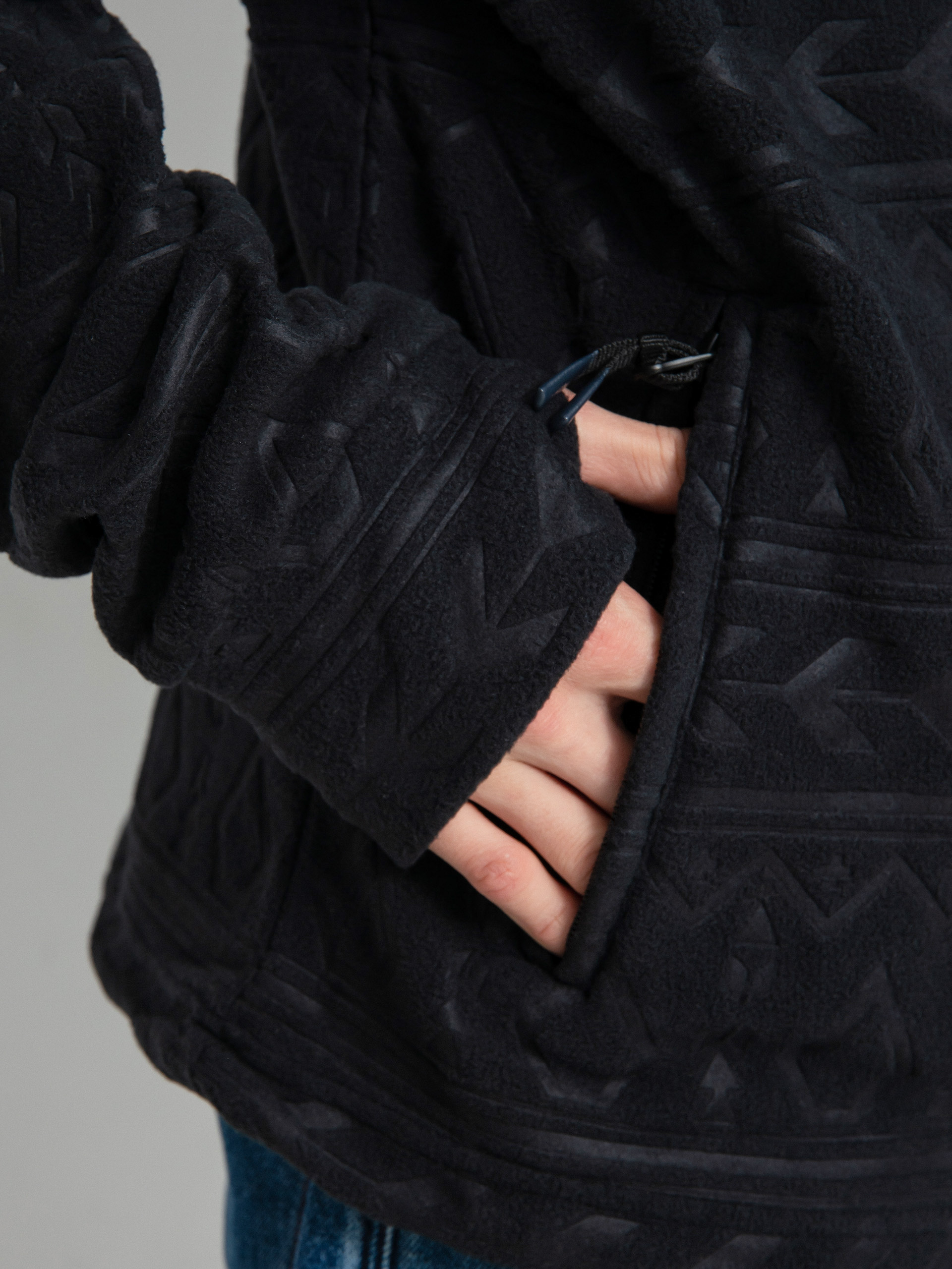 Męska Bluza aktywna Volcom V Science 1/2 Zip HD (black)