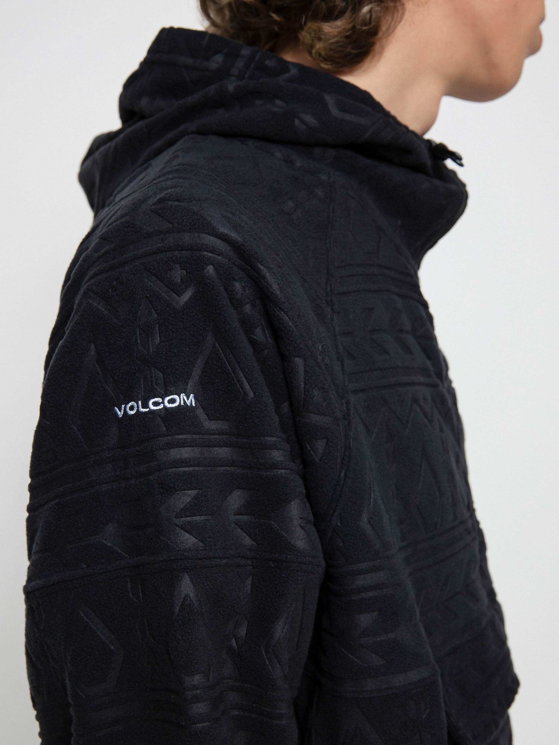 Męska Bluza aktywna Volcom V Science 1/2 Zip HD (black)