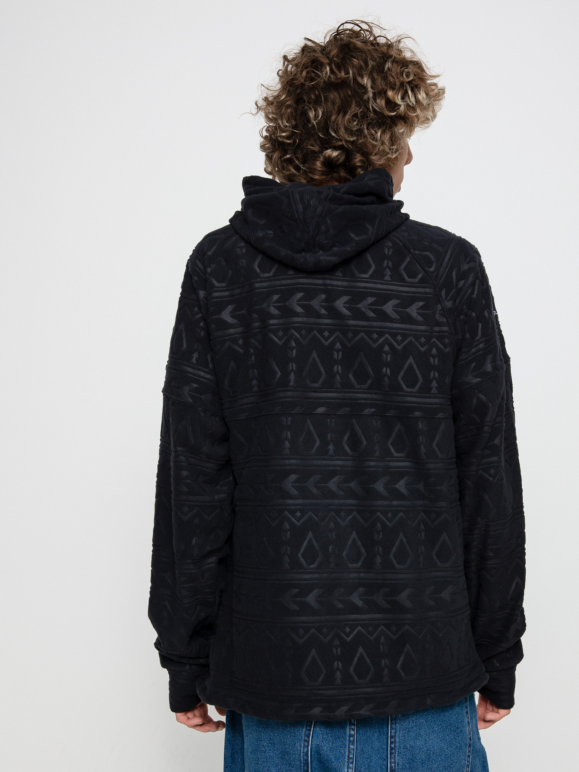Męska Bluza aktywna Volcom V Science 1/2 Zip HD (black)