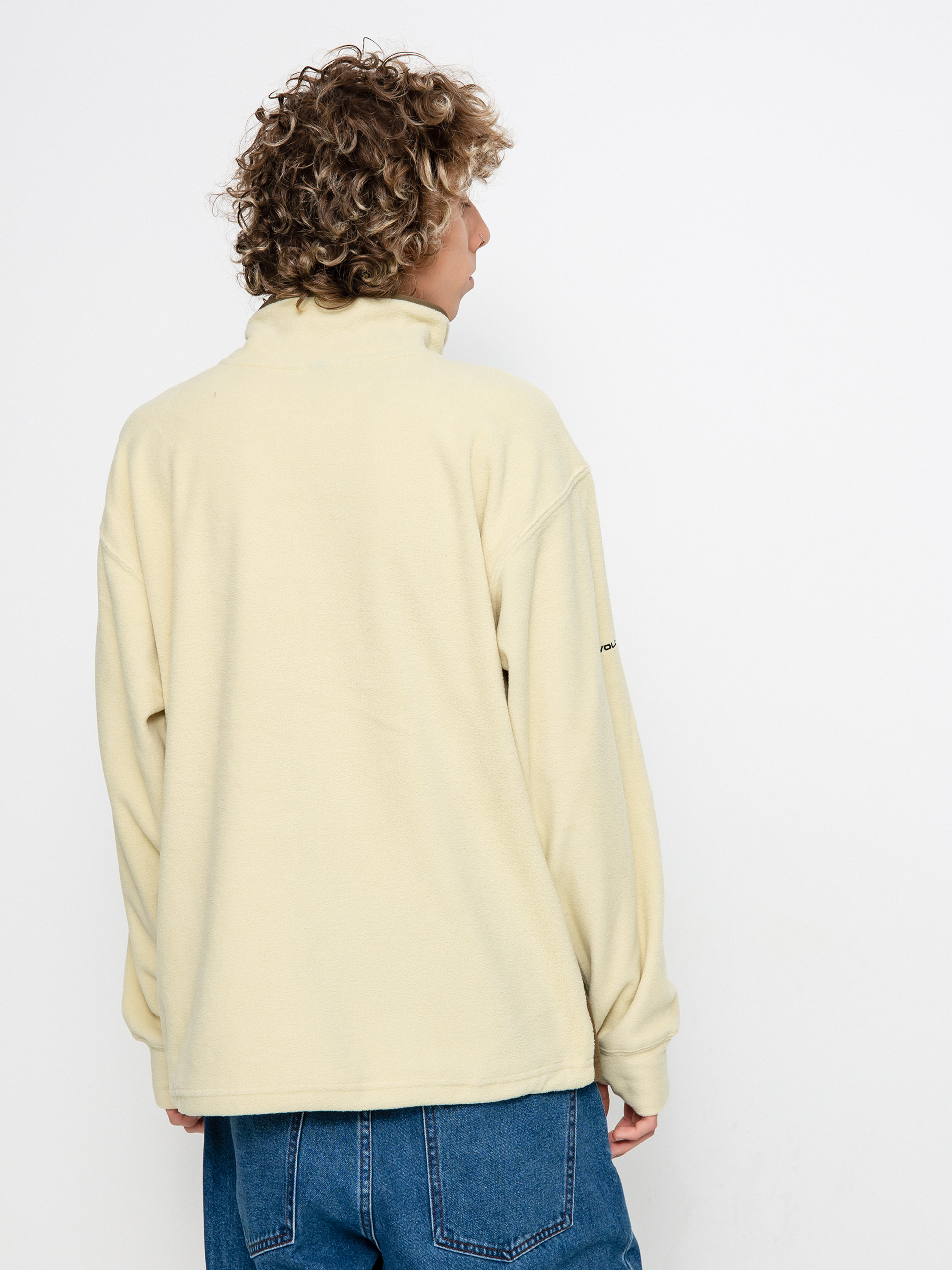 Męska Bluza aktywna Volcom V Science 1/2 Zip (off white)