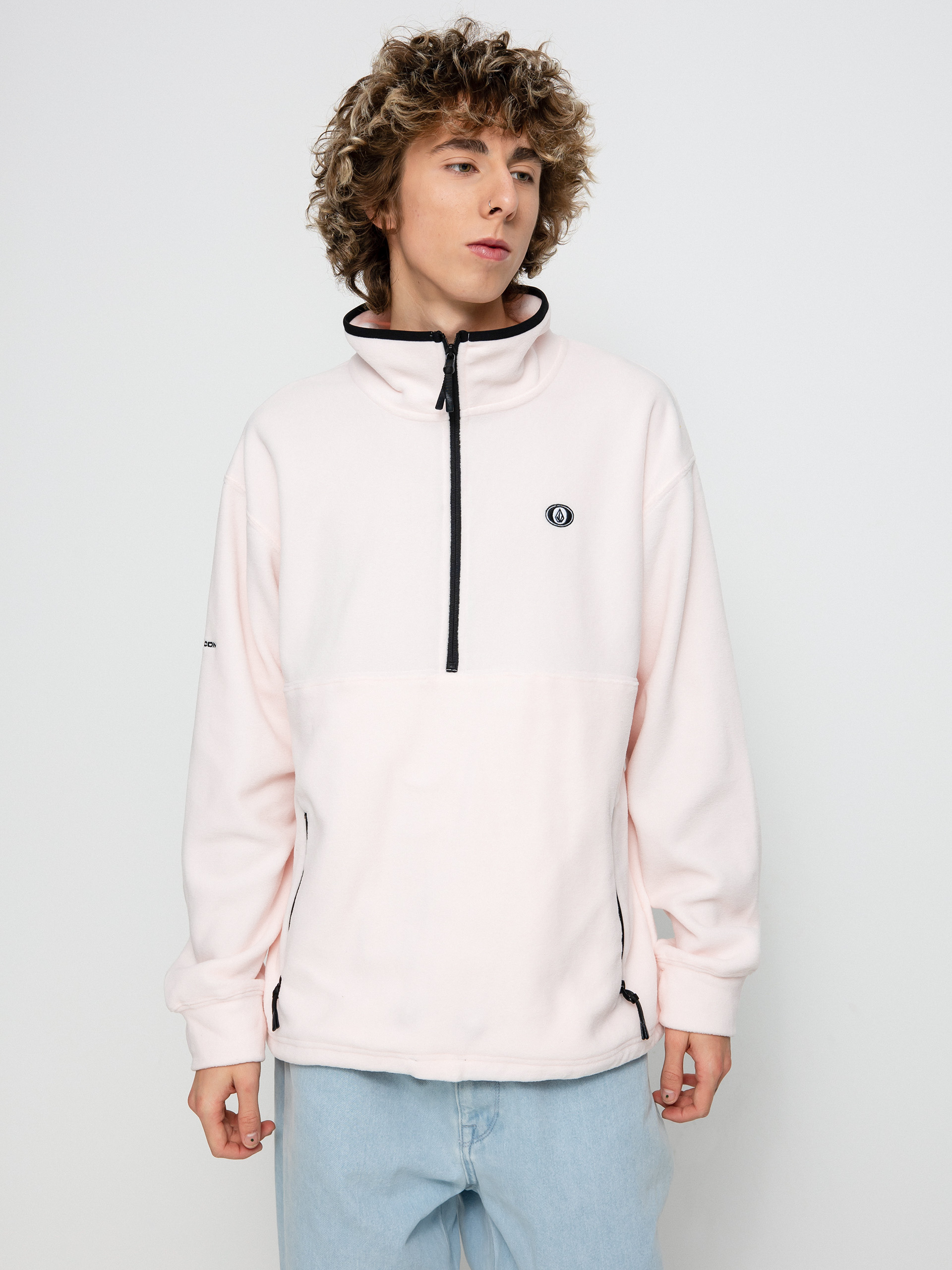 Bluza Volcom V Science 1/2 Zip HD (party pink)