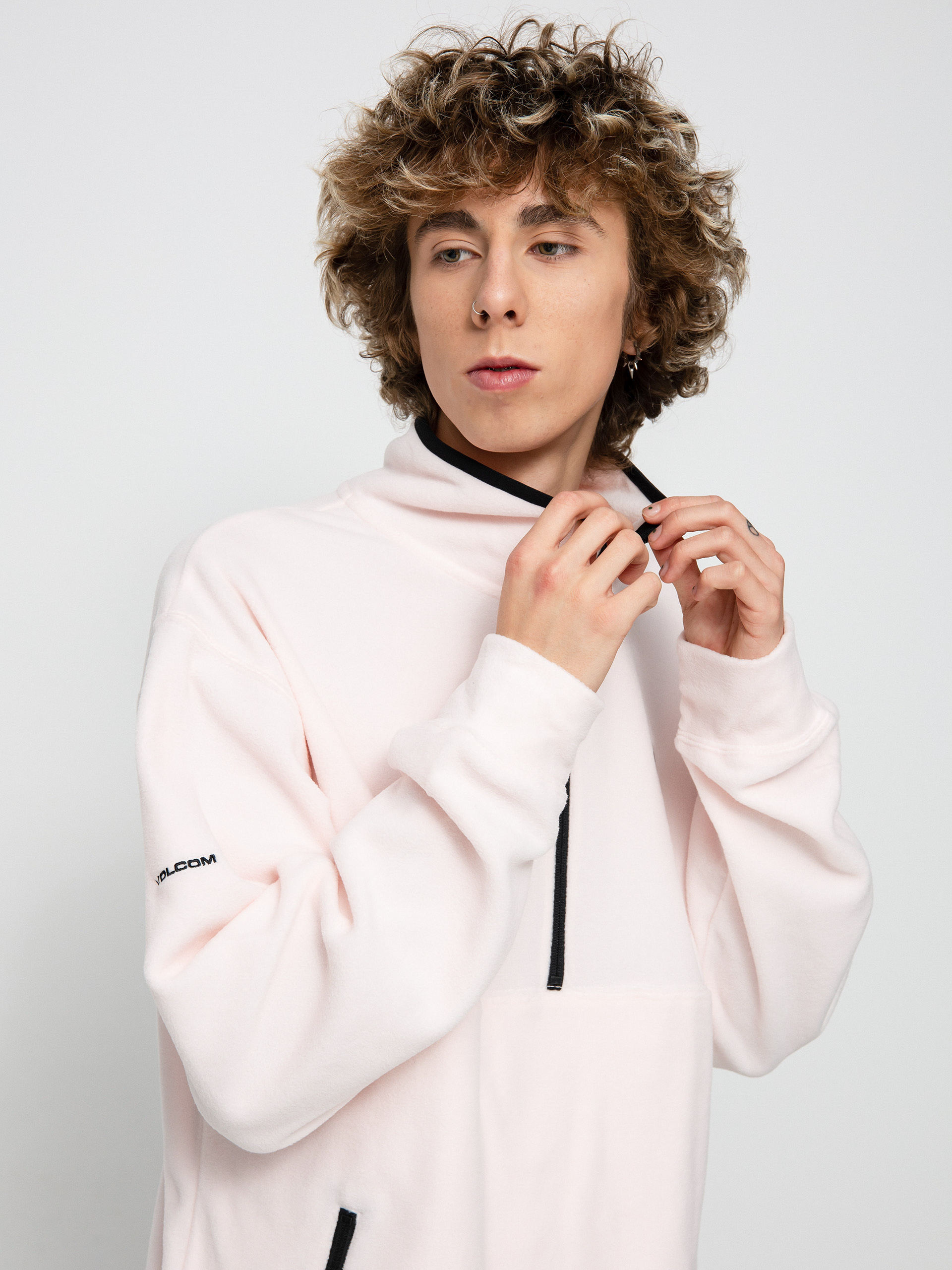 Bluza Volcom V Science 1/2 Zip HD (party pink)