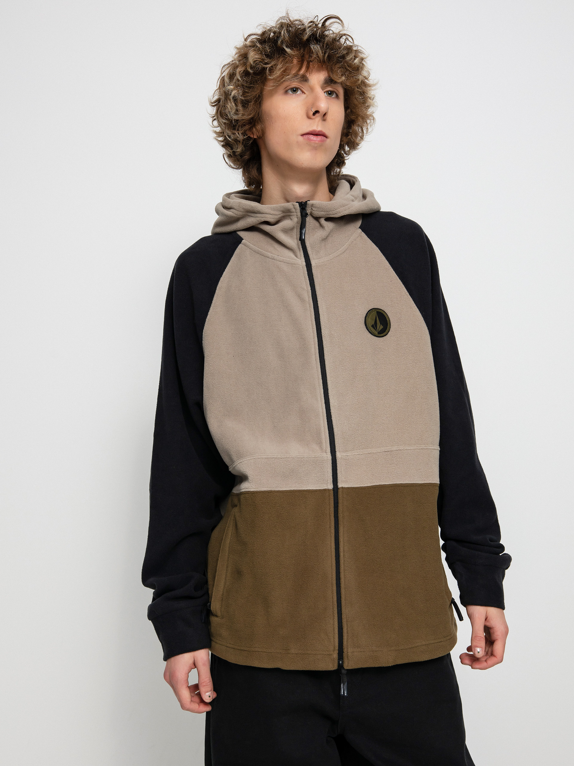 Bluza Volcom V Science Full Zip HD (dark khaki)