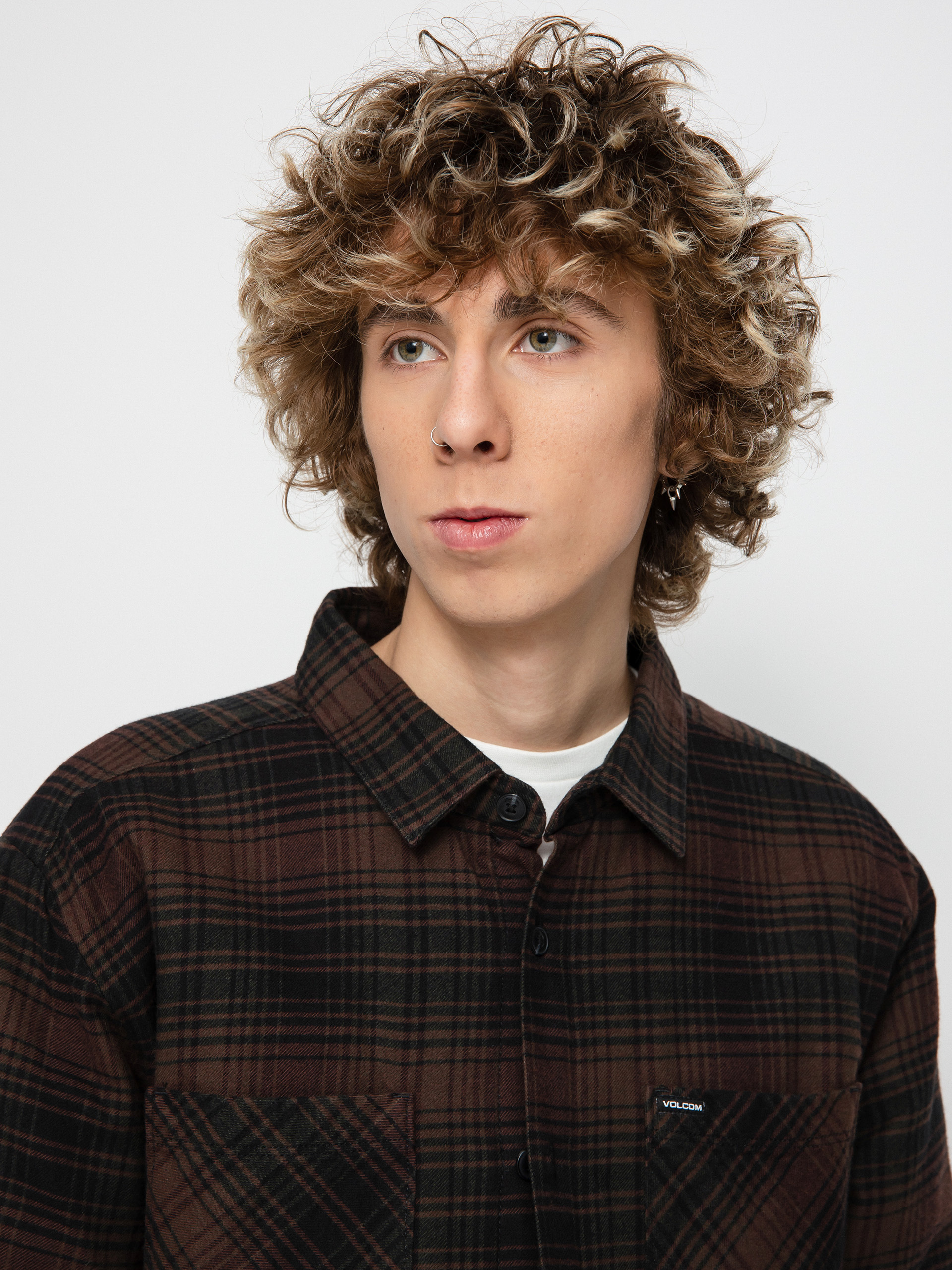 Koszula Volcom Overstoned Flannel Ls (mahogany)