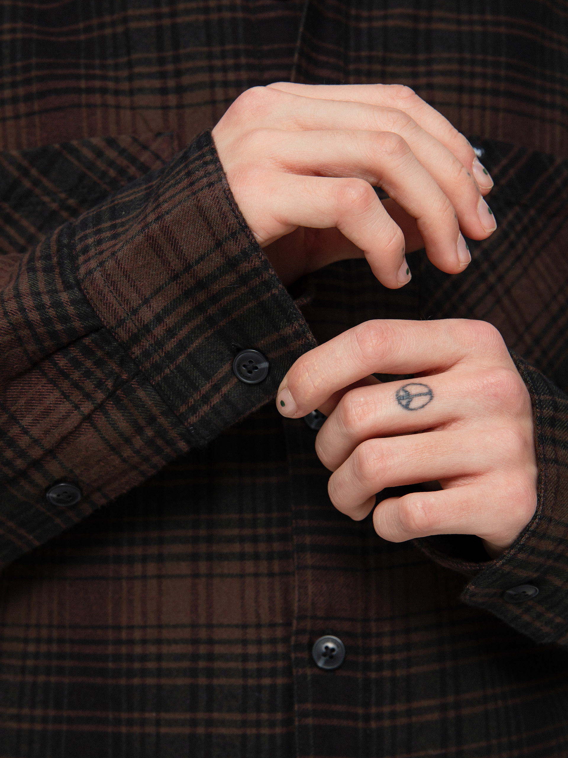 Koszula Volcom Overstoned Flannel Ls (mahogany)