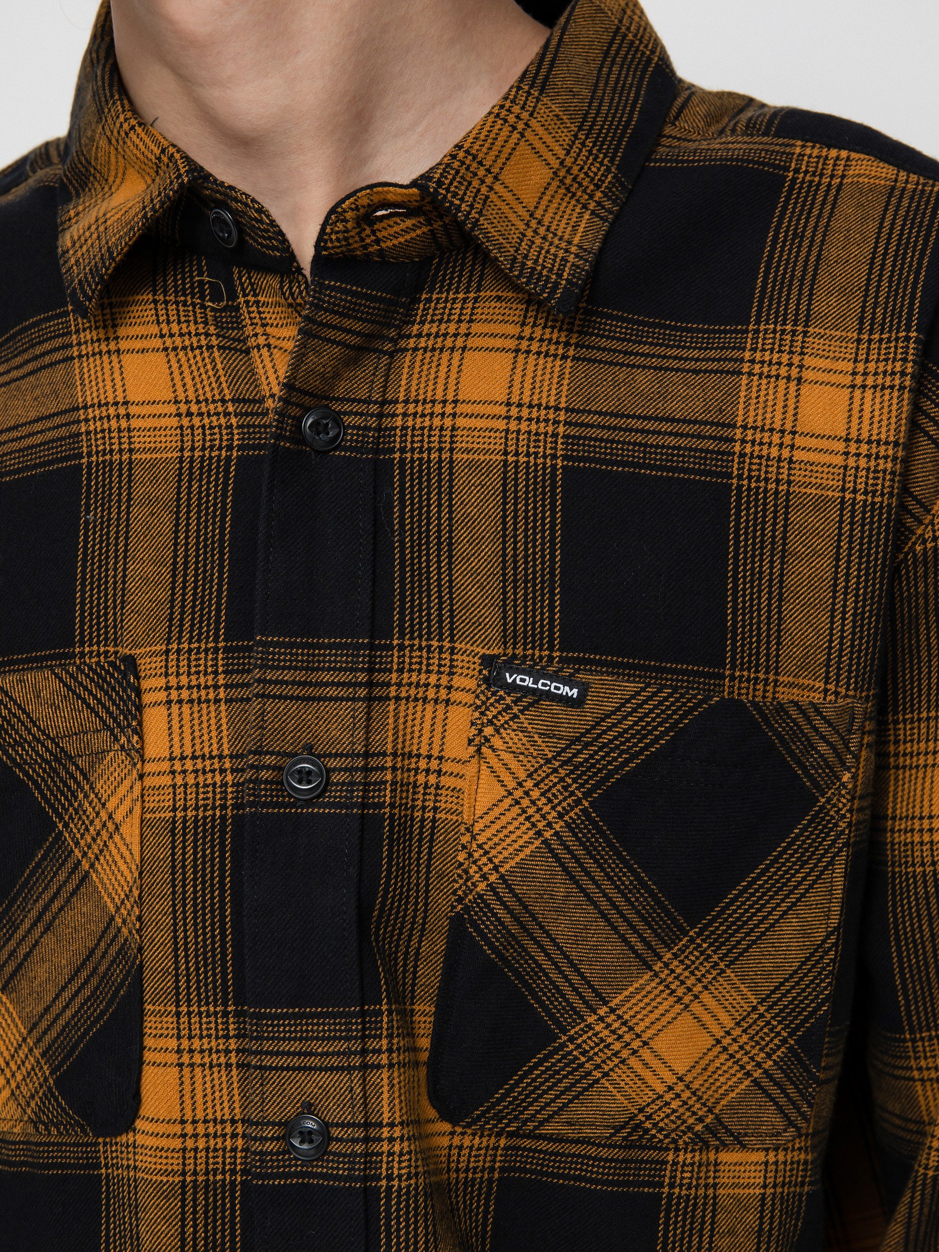 Koszula Volcom Netastone Flannel Ls (rinsed black)