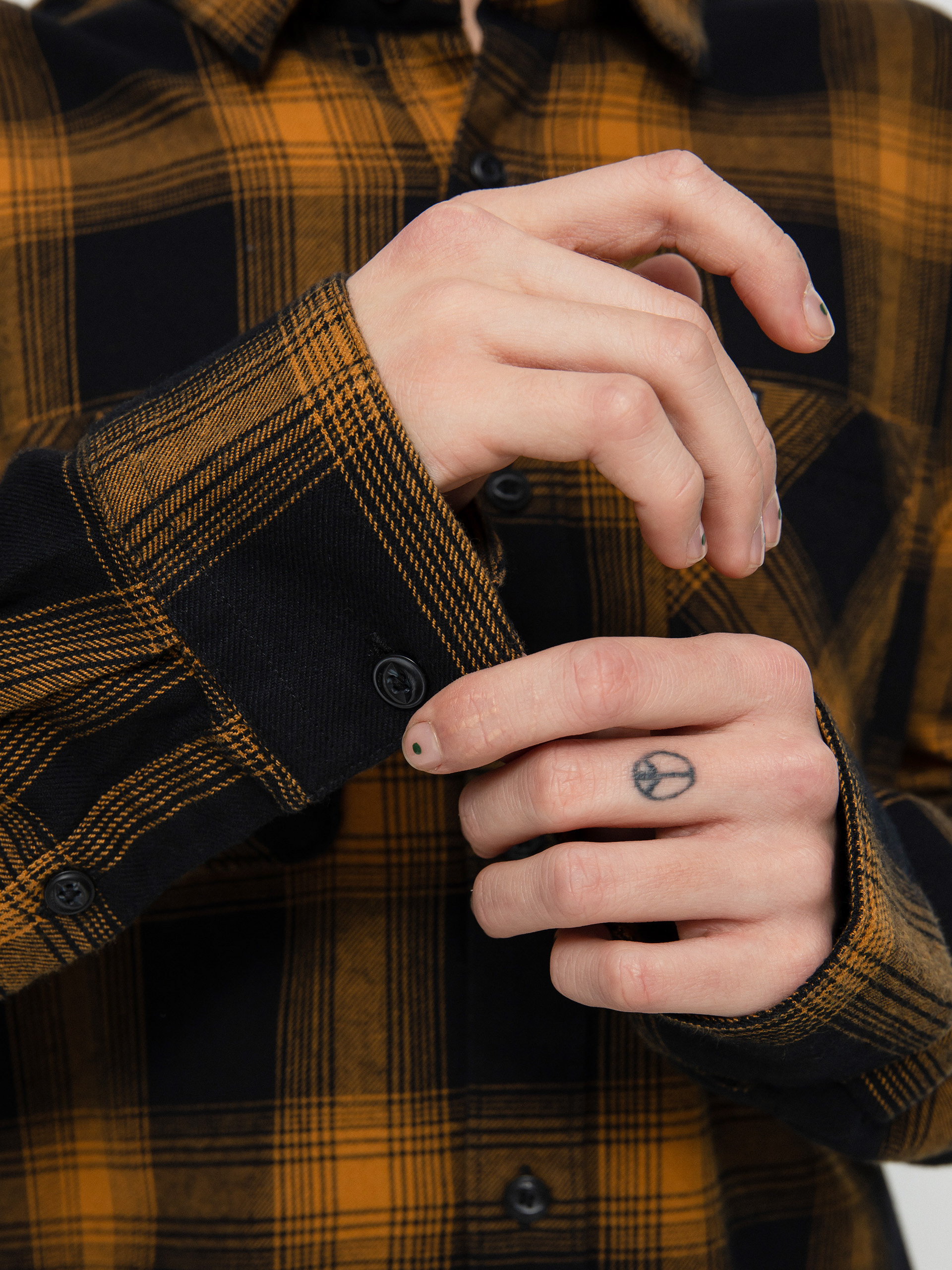 Koszula Volcom Netastone Flannel Ls (rinsed black)