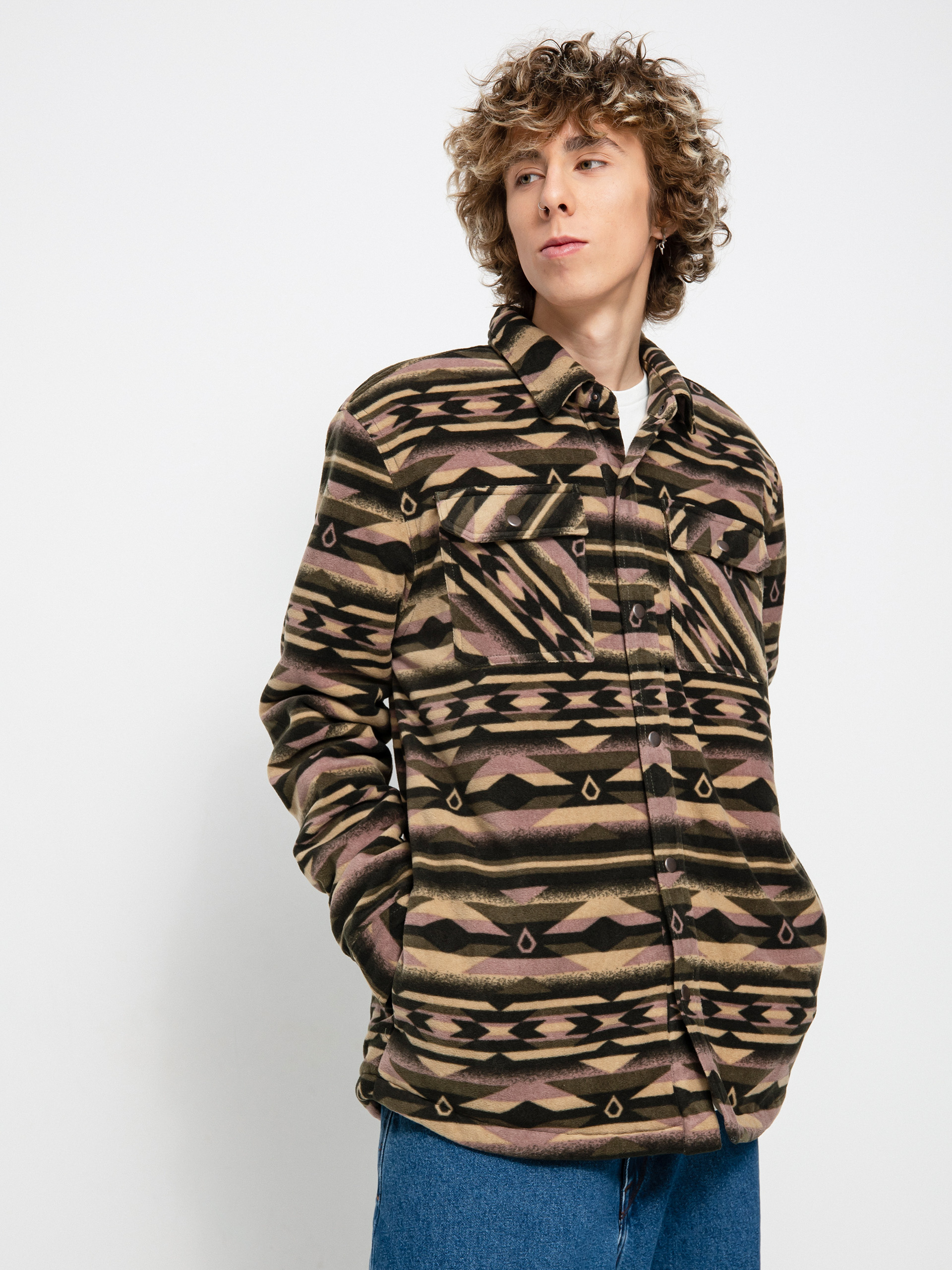 Koszula Volcom Bowered Fleece Ls (military)